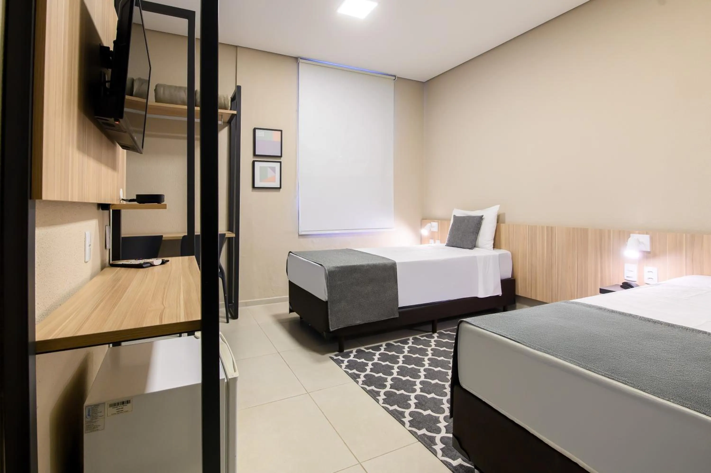 Bed in Hotel Santa Cruz