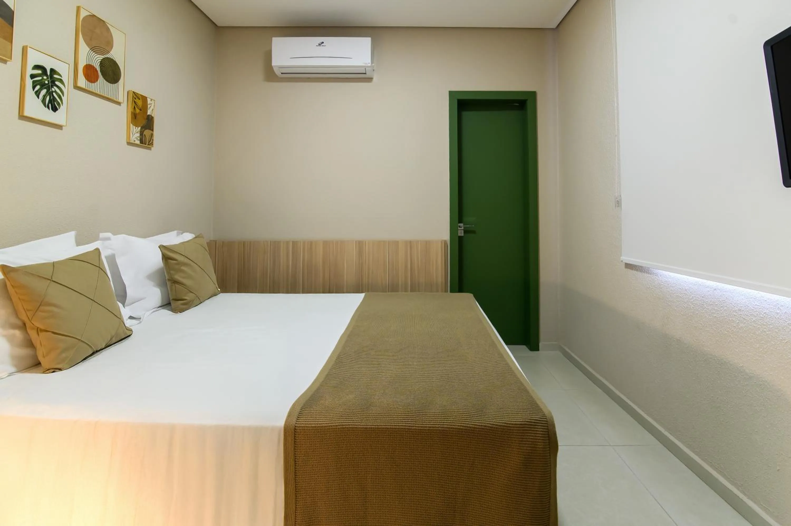 Bed in Hotel Santa Cruz