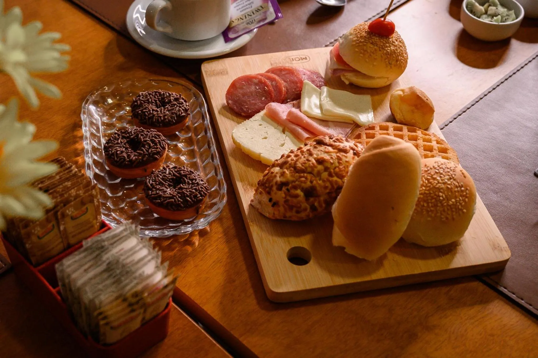 Food and drinks in Hotel Santa Cruz