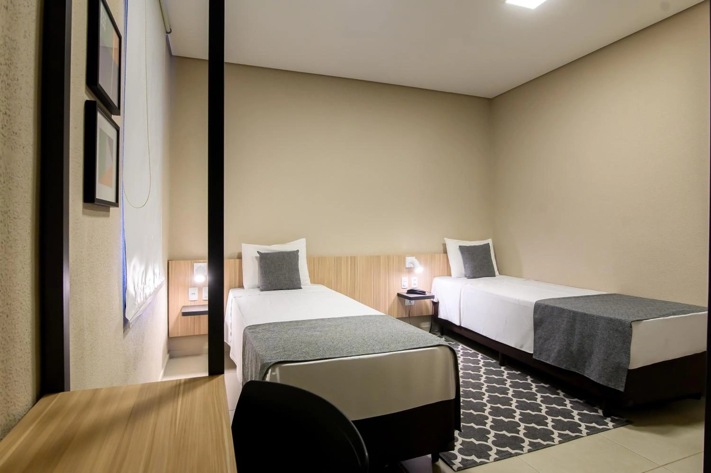 Bed in Hotel Santa Cruz