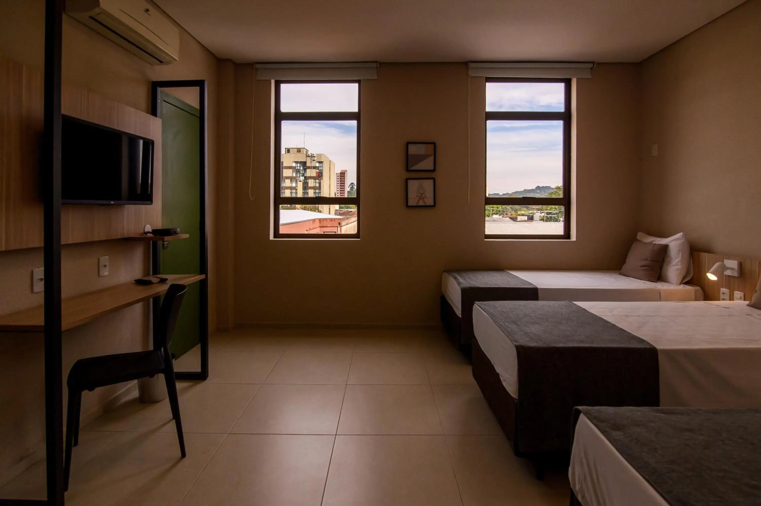 Bed in Hotel Santa Cruz