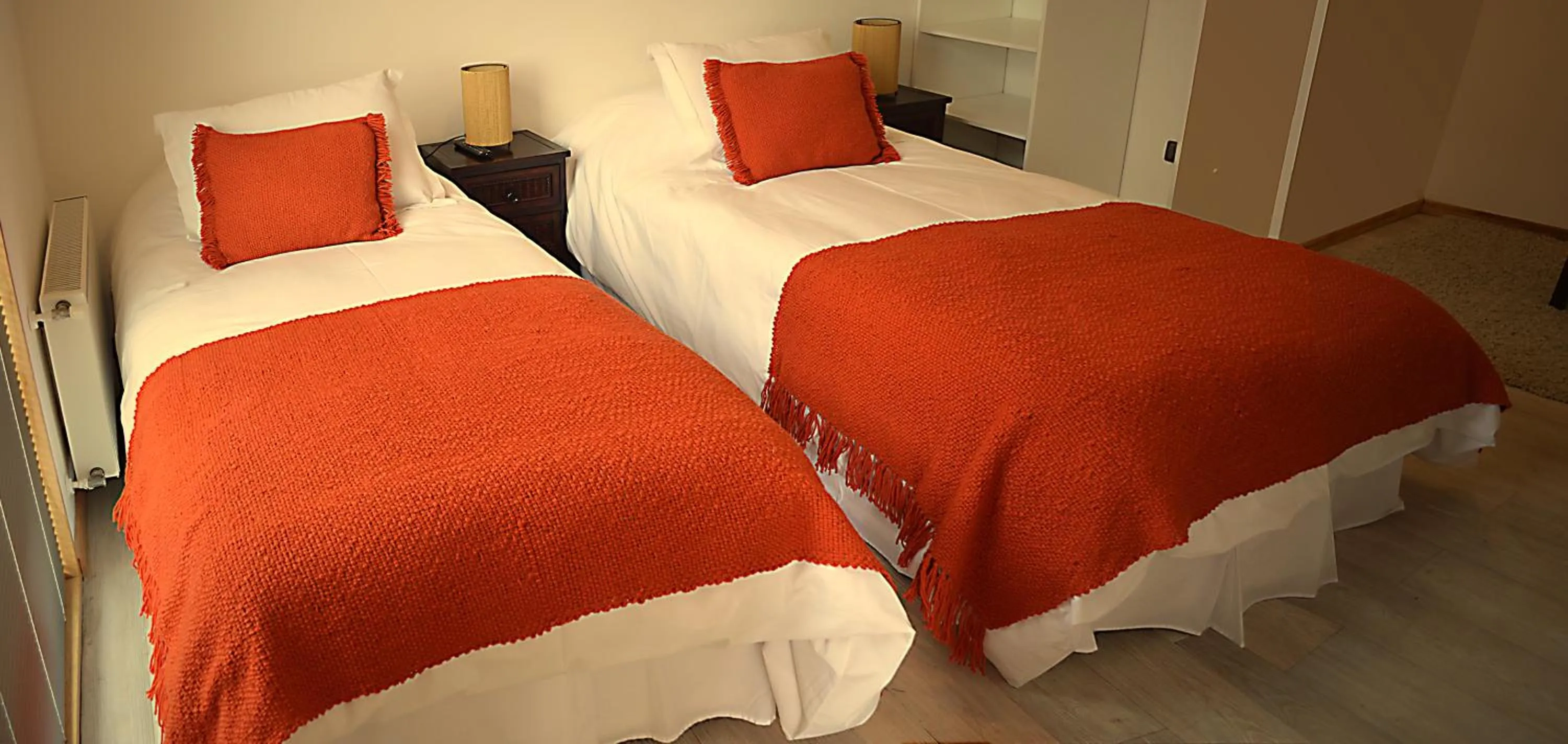 Decorative detail, Bed in Apart Hotel Quillango