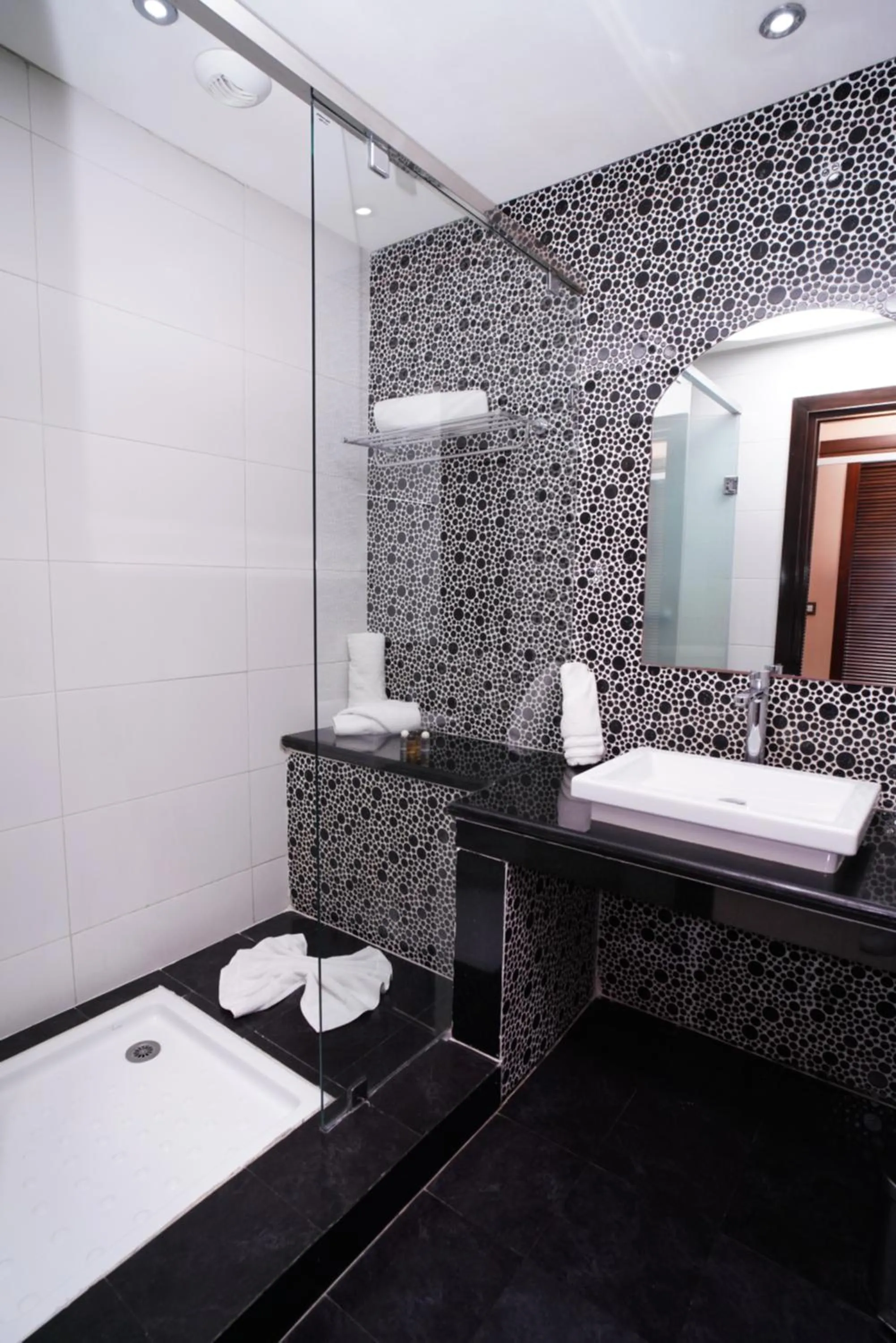 Shower in Hotel La Capitale