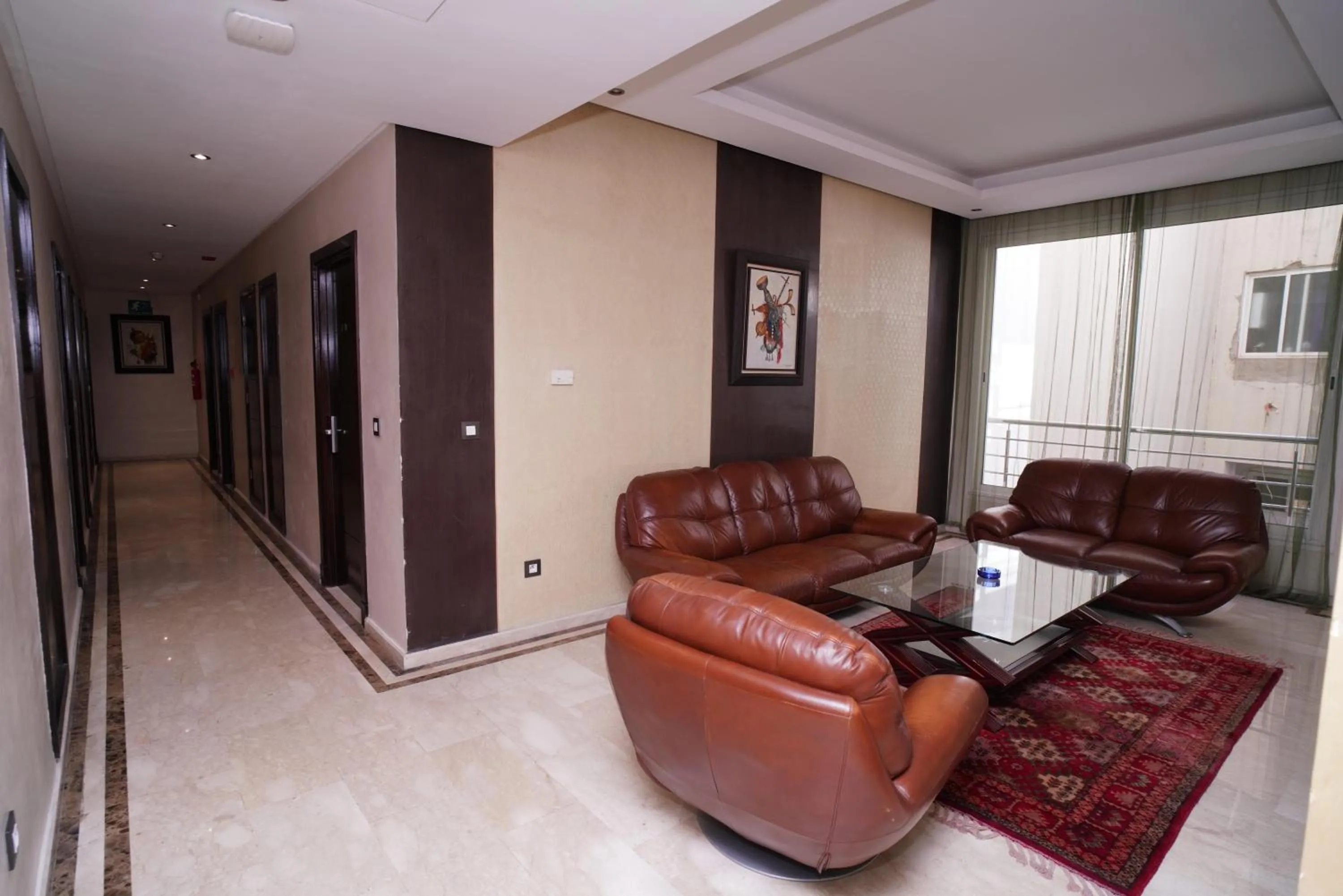 Living room in Hotel La Capitale