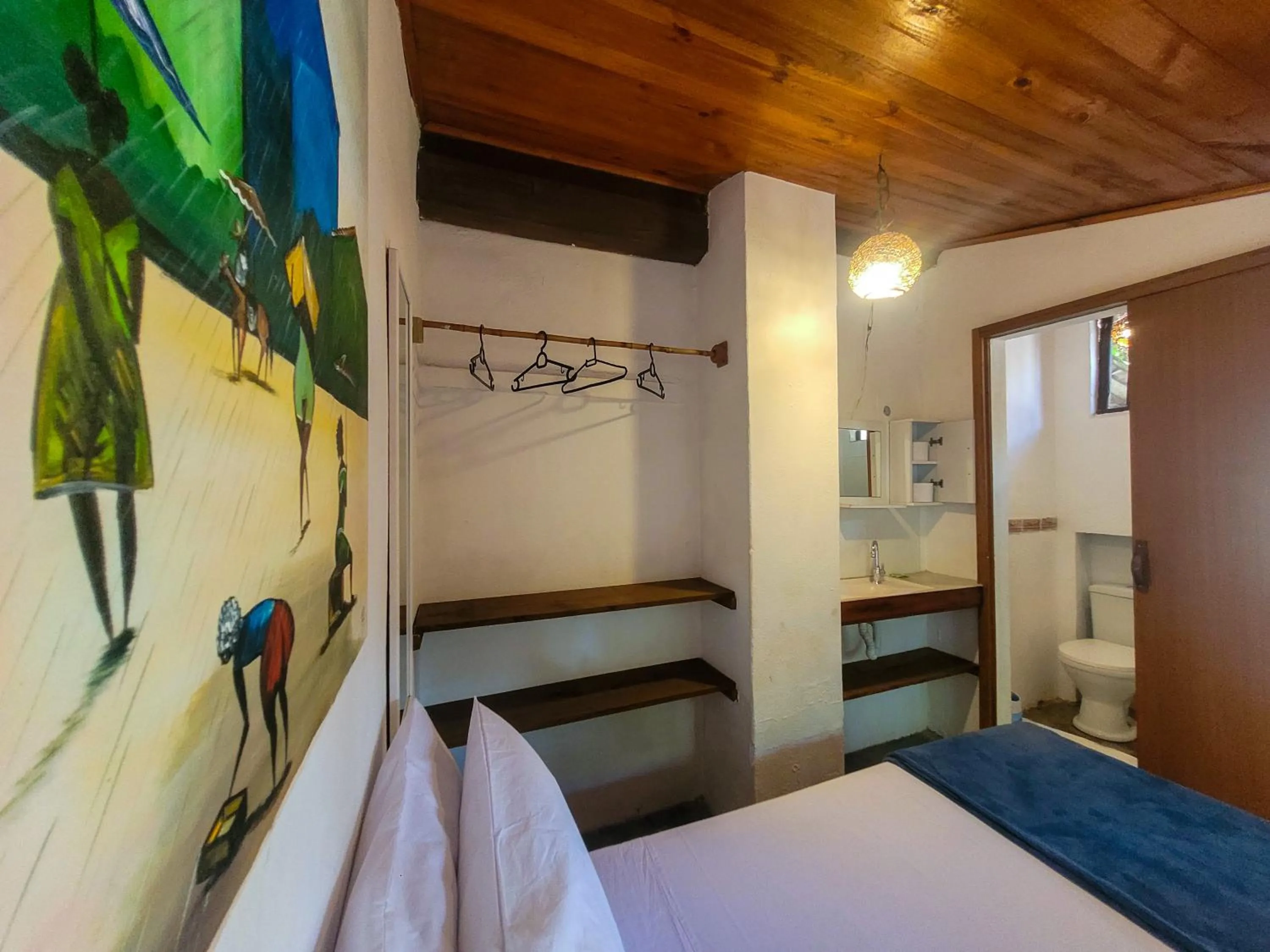 Bed in Pousada Raiz Forte