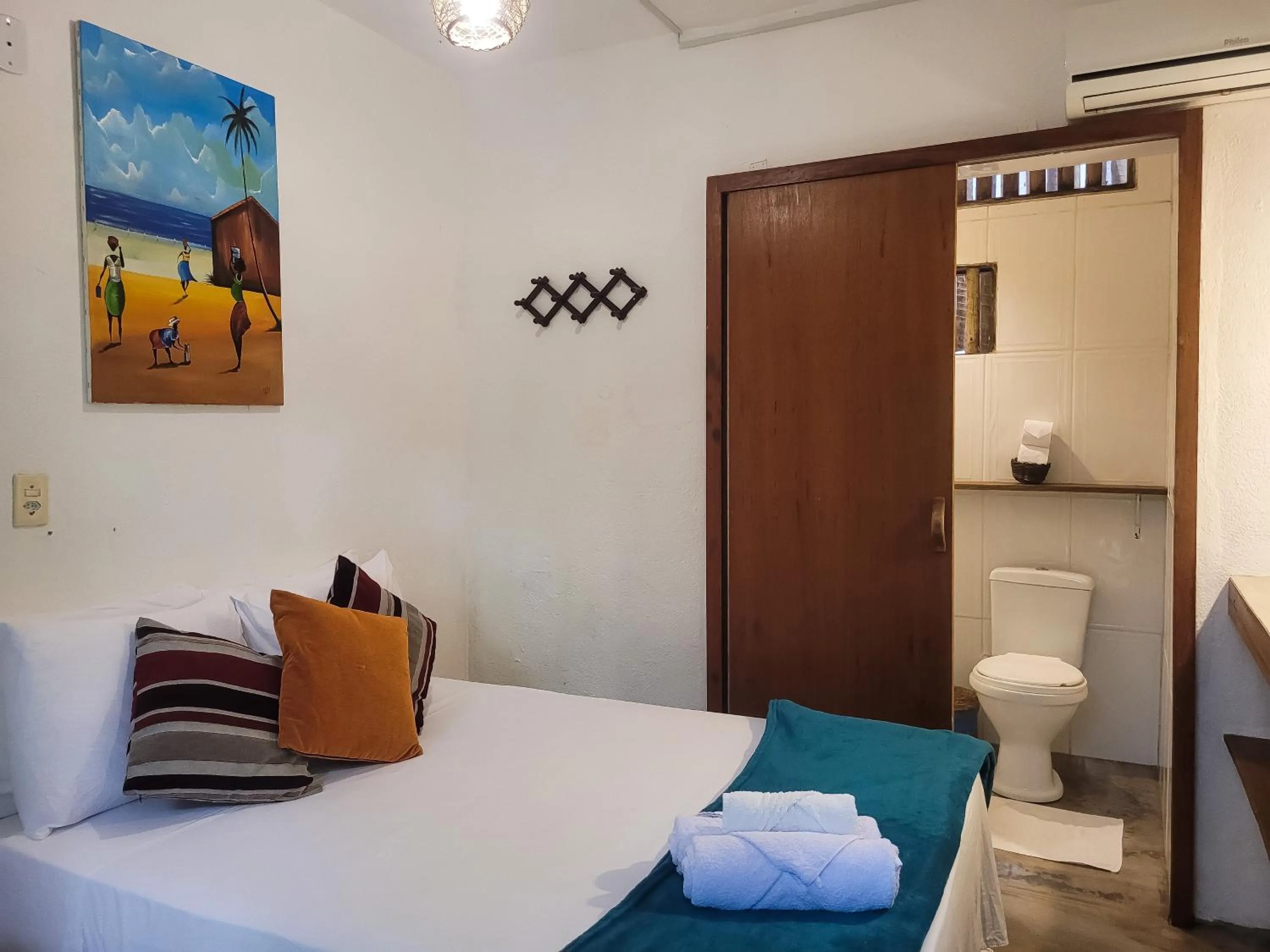 Bed in Pousada Raiz Forte