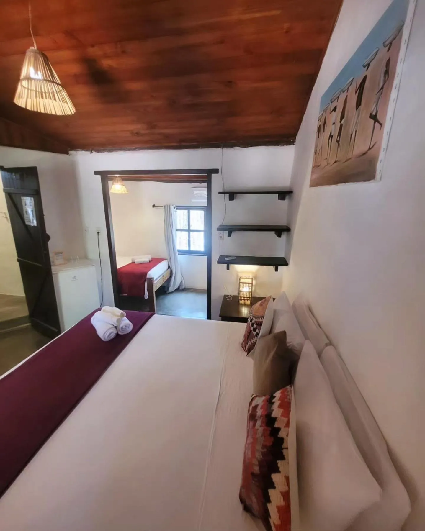 Bed in Pousada Raiz Forte