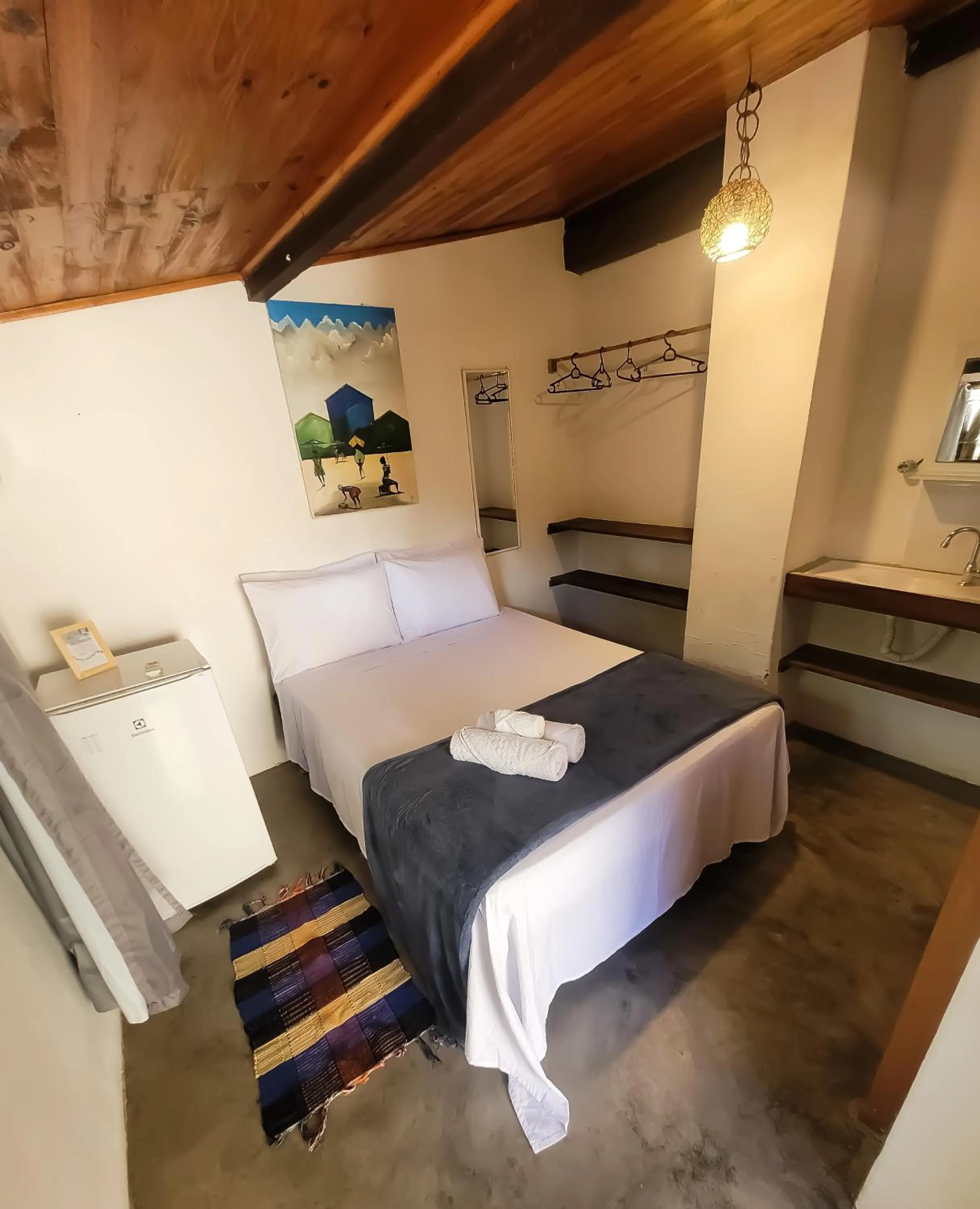 Bed in Pousada Raiz Forte