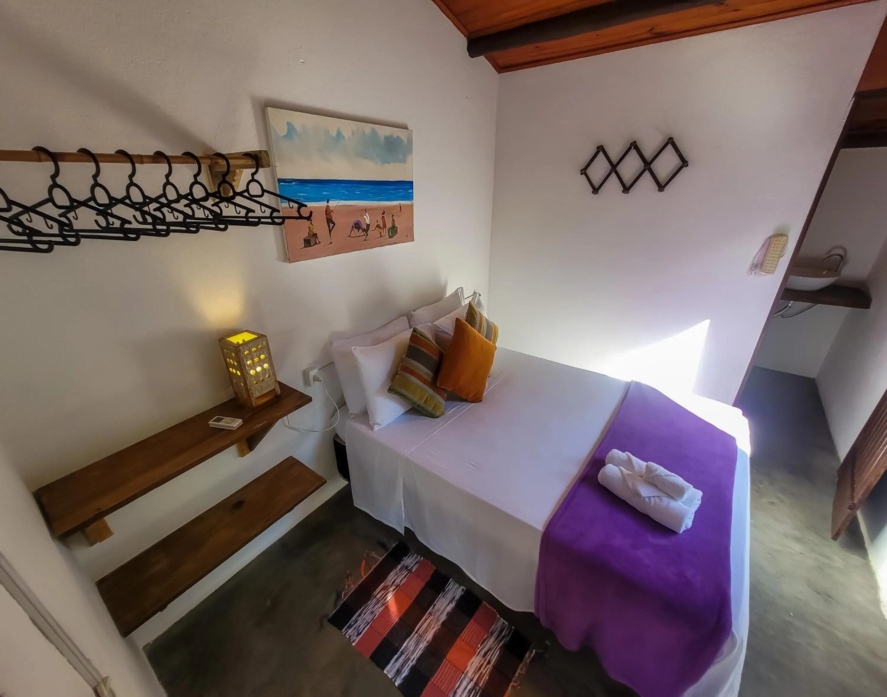 Bed in Pousada Raiz Forte