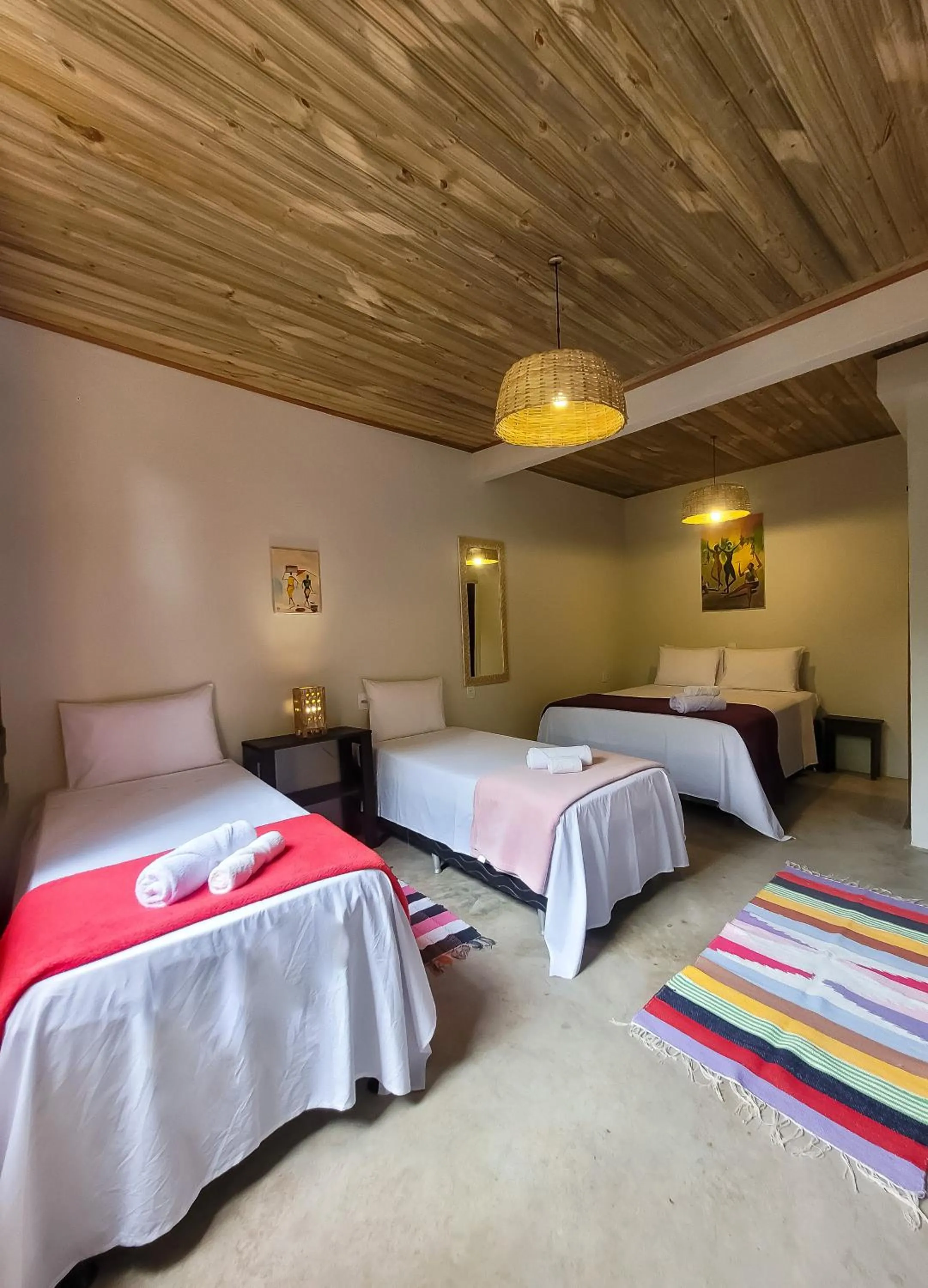 Bed in Pousada Raiz Forte