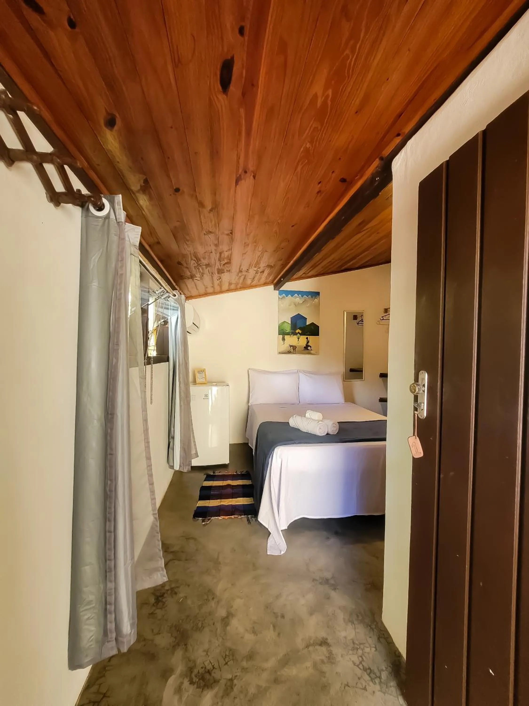 Bed in Pousada Raiz Forte