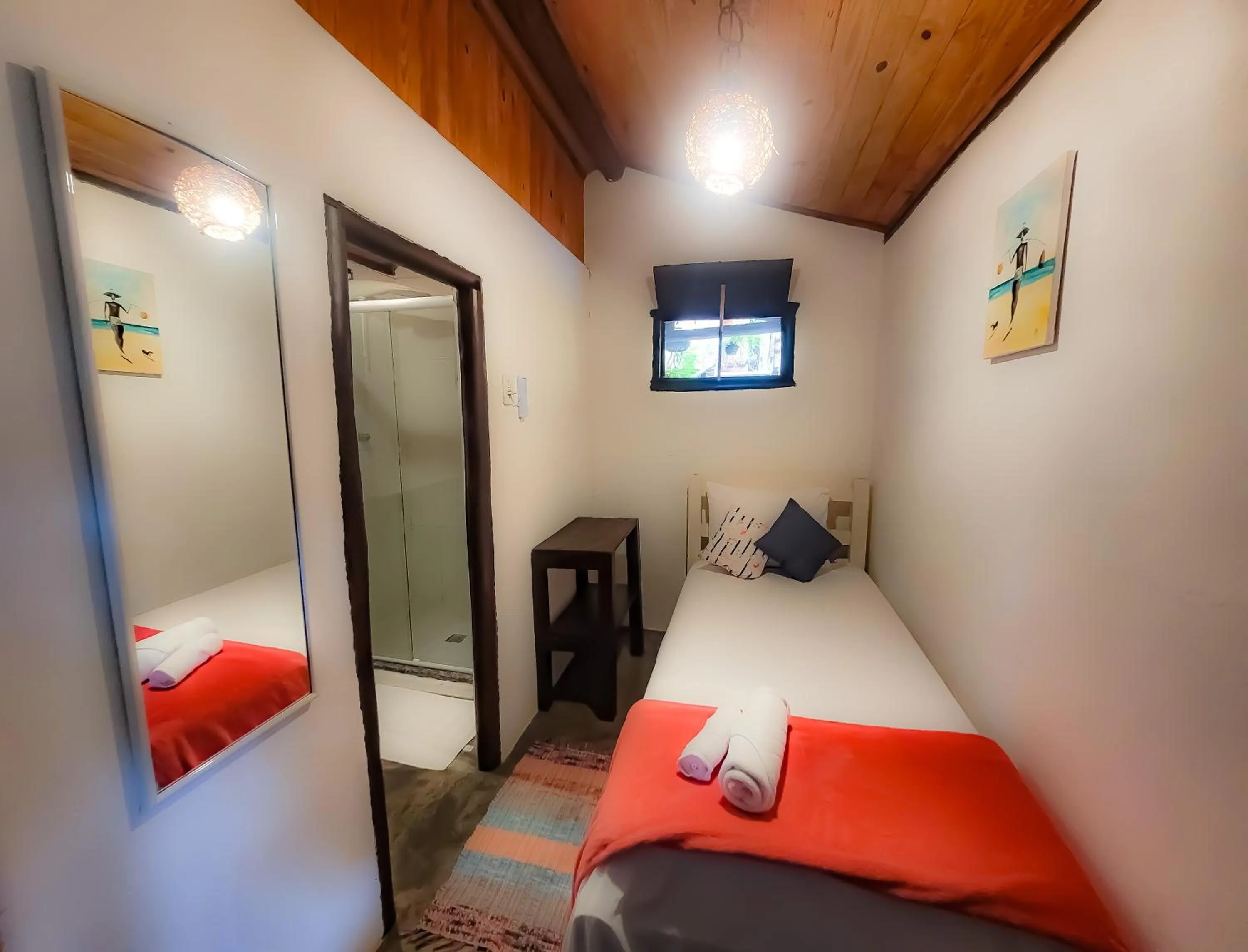 Bed in Pousada Raiz Forte