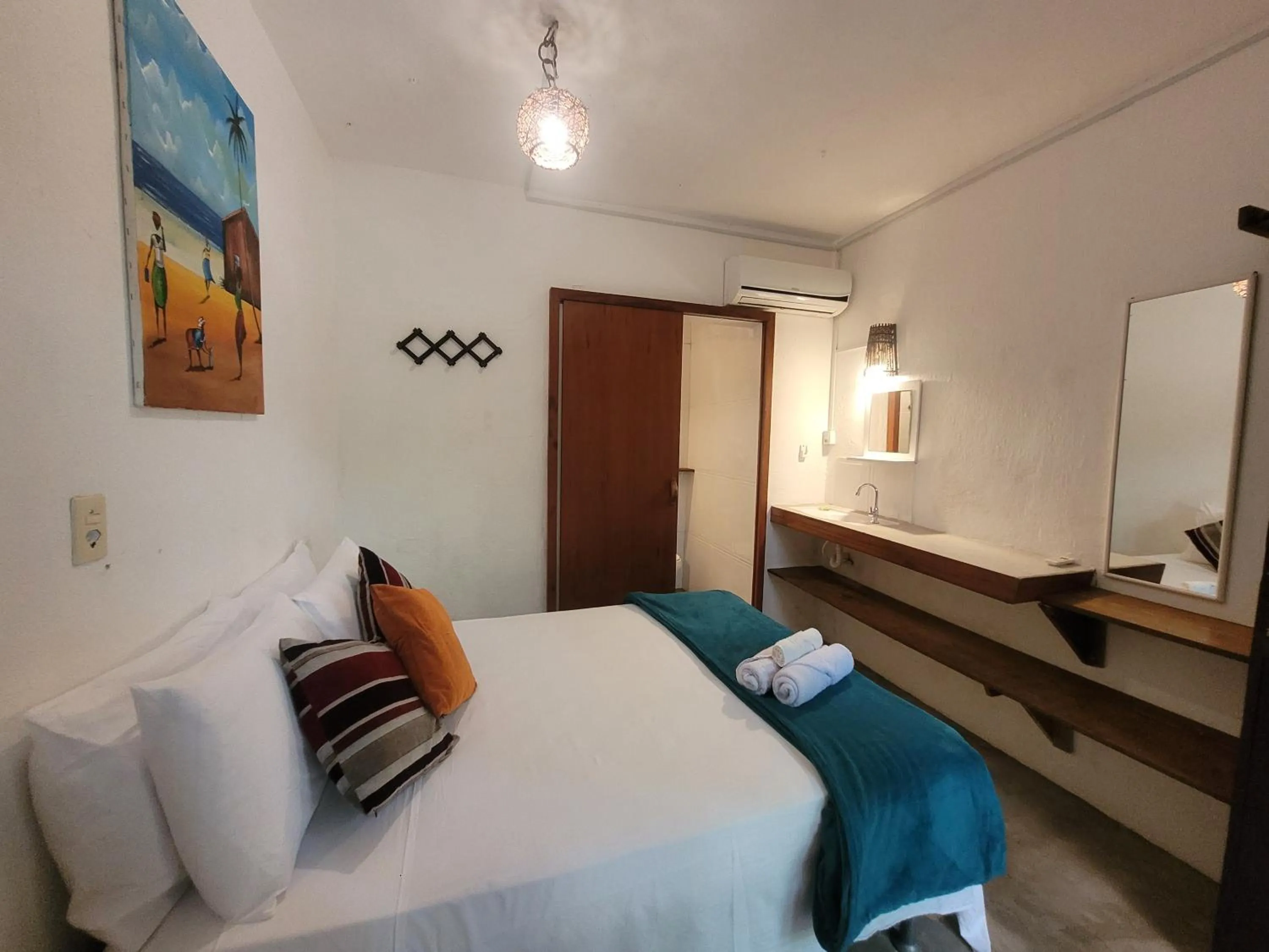 Bed in Pousada Raiz Forte