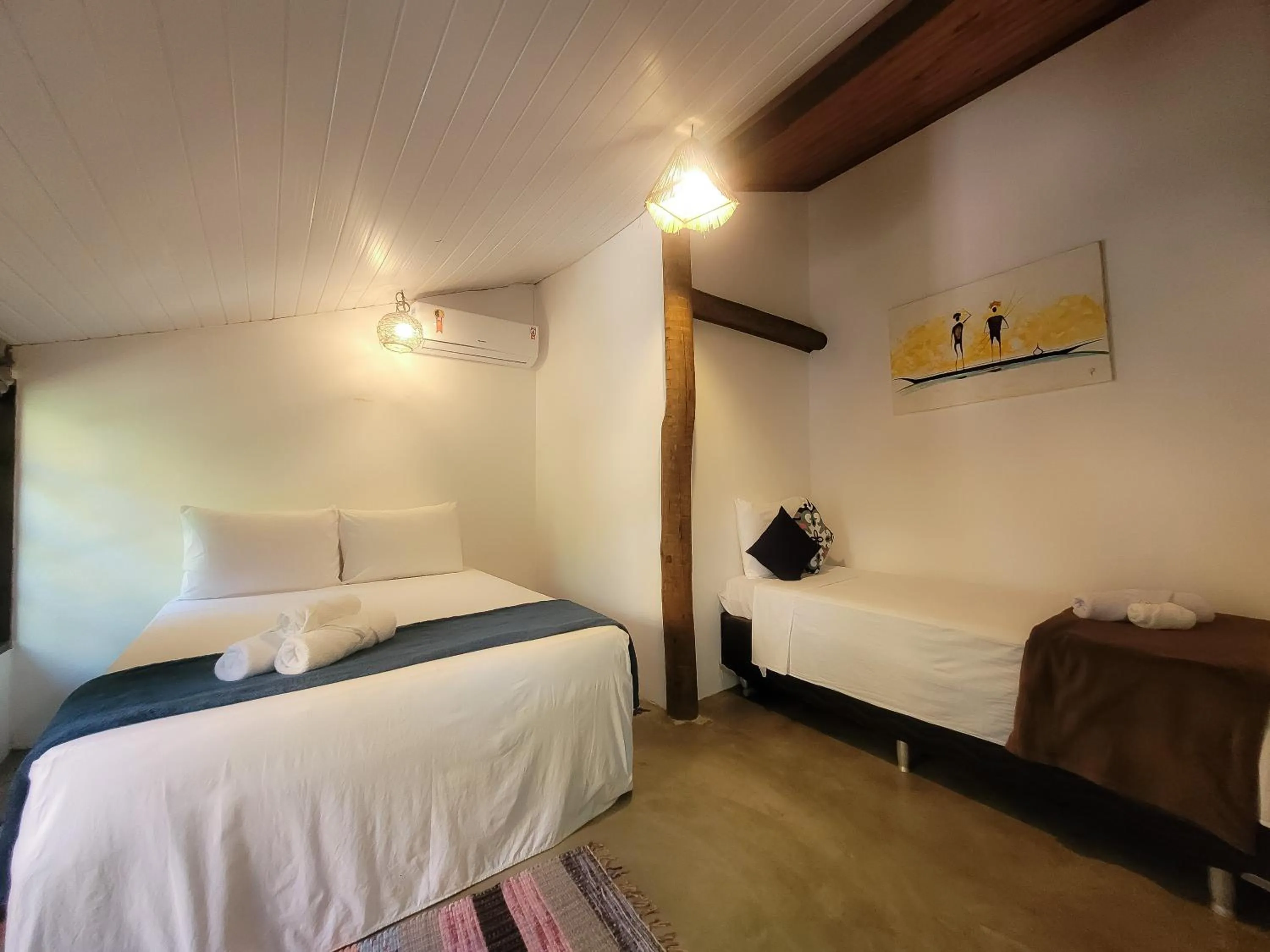 Bed in Pousada Raiz Forte