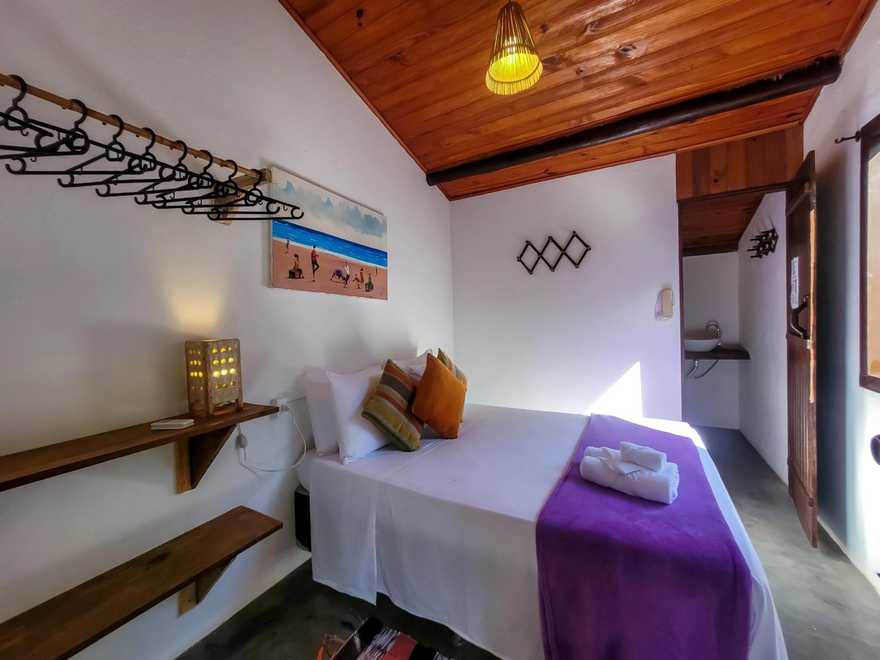 Bed in Pousada Raiz Forte