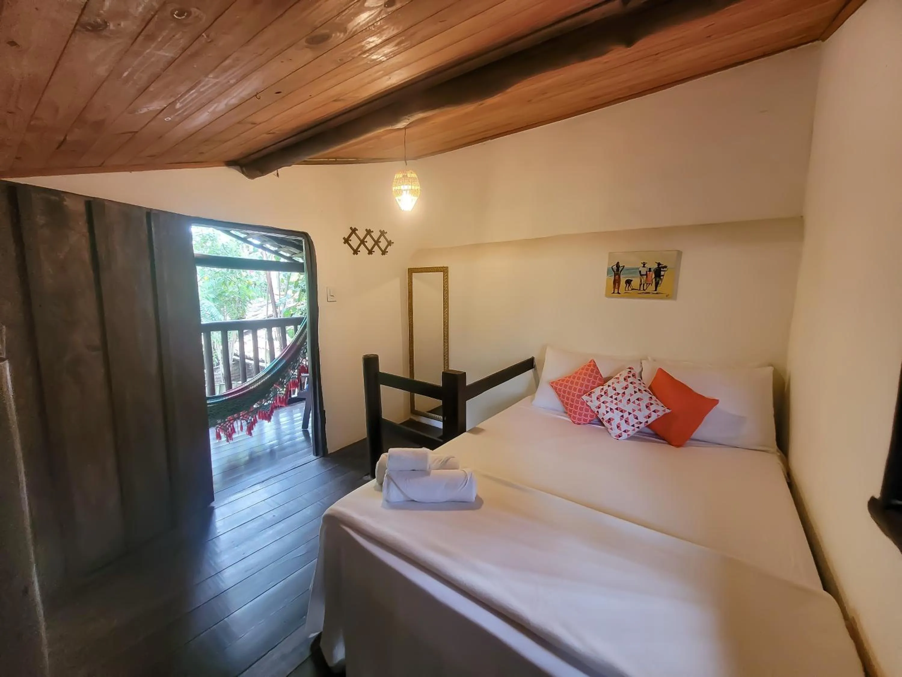 Bed in Pousada Raiz Forte