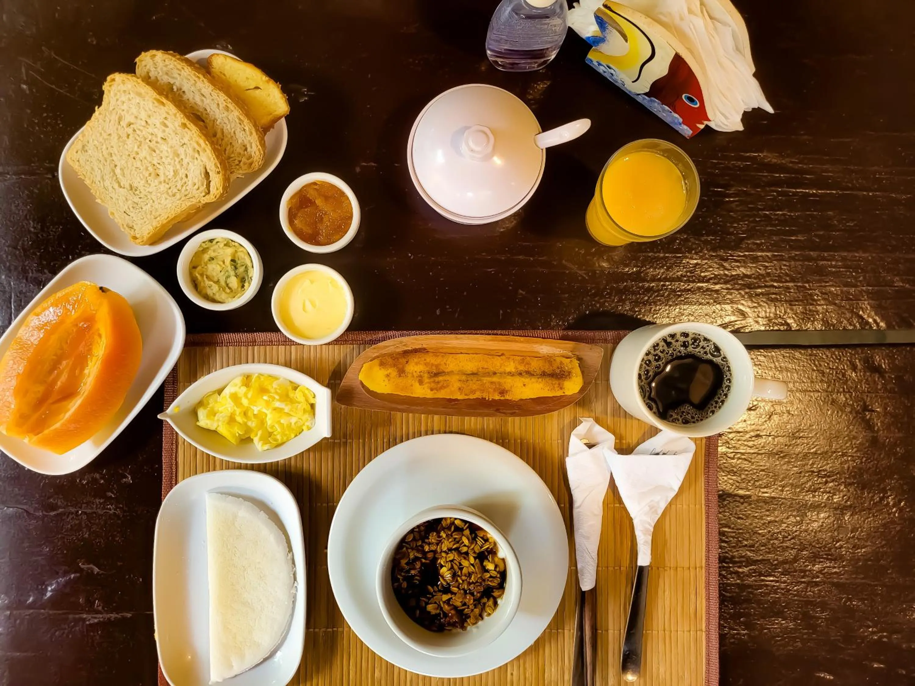 Restaurant/places to eat in Pousada Raiz Forte