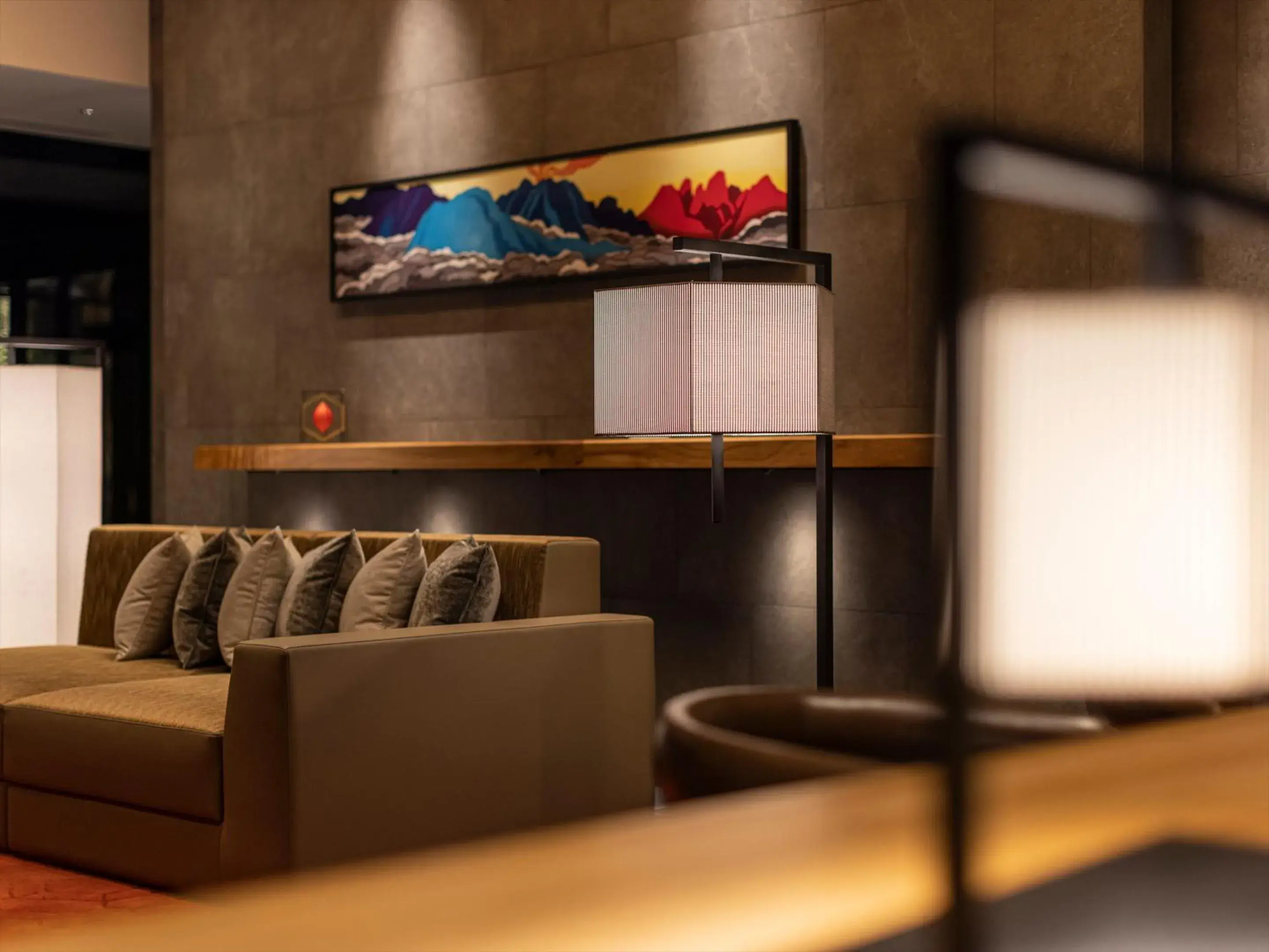 Lobby or reception in THE BLOSSOM KUMAMOTO Lobby or reception in THE BLOSSOM KUMAMOTO