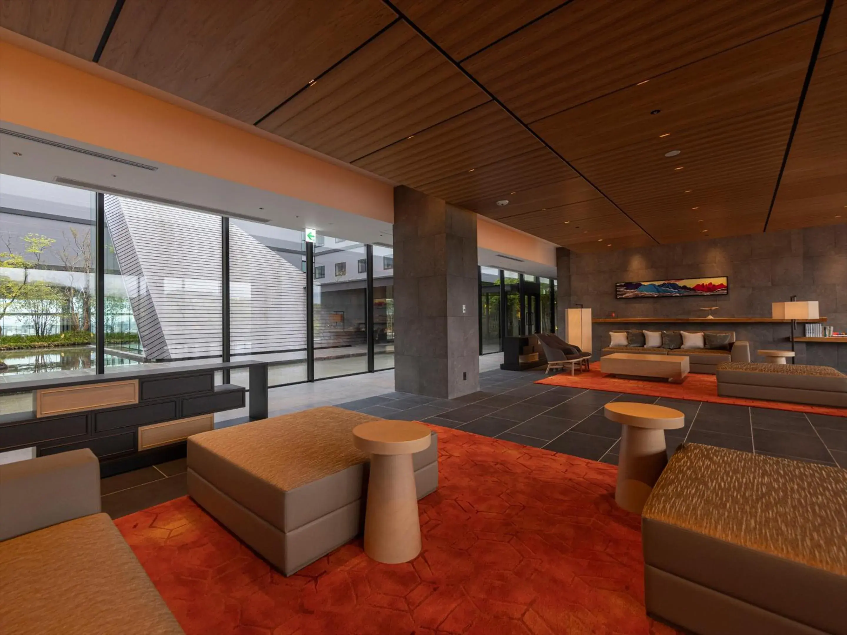 Lobby or reception in THE BLOSSOM KUMAMOTO Lobby or reception in THE BLOSSOM KUMAMOTO