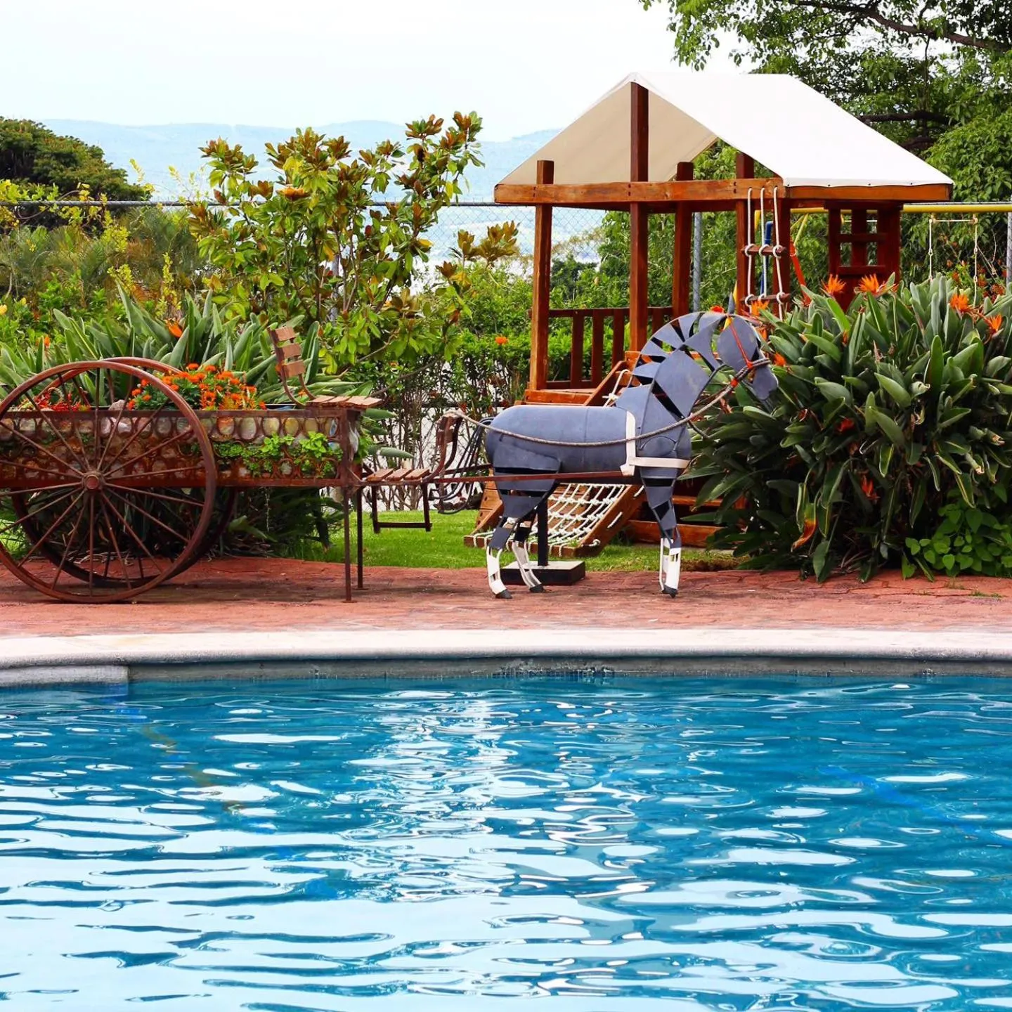 Garden view in Mama Chuy Hotel & Villas Ajijic