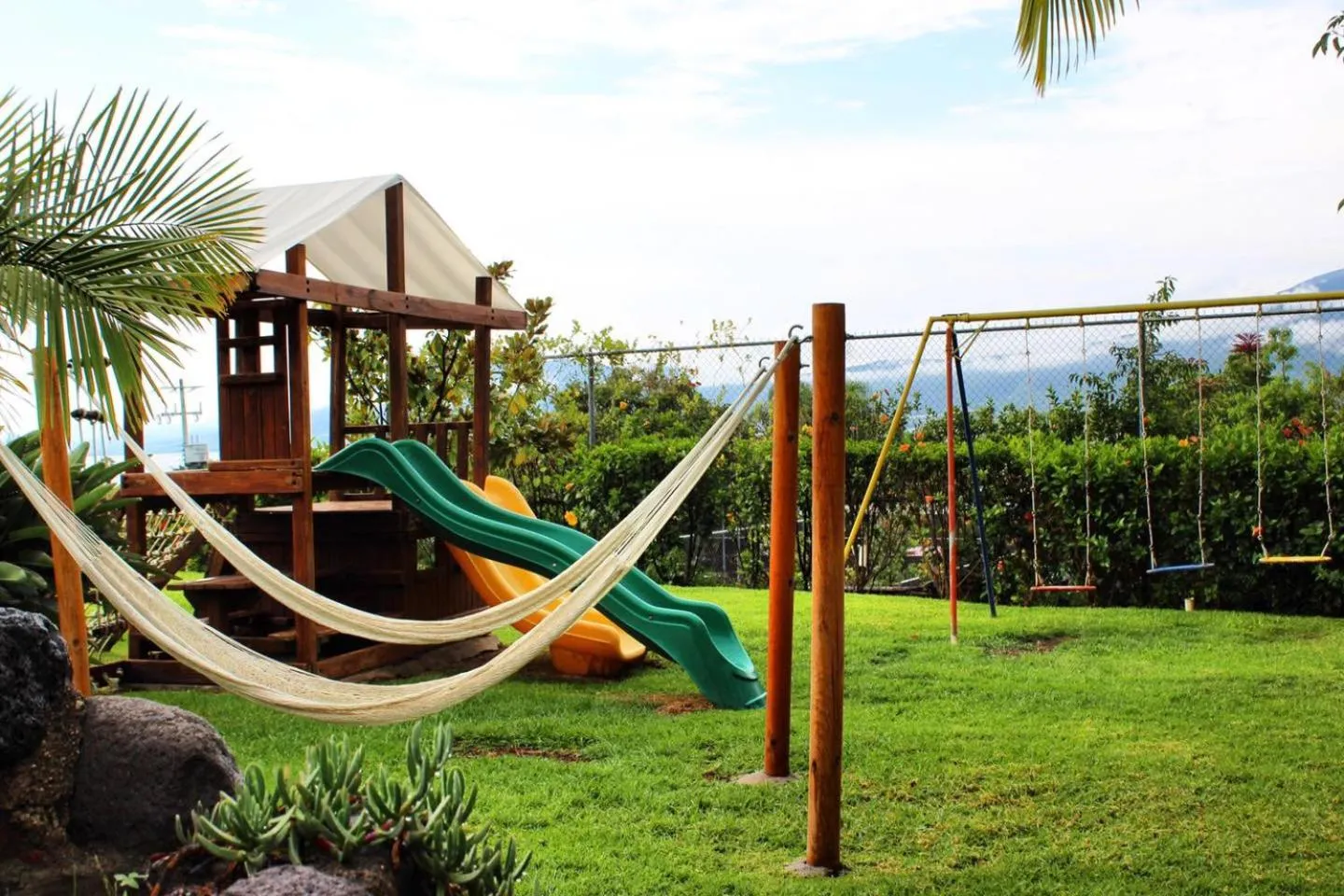 Children play ground in Mama Chuy Hotel & Villas Ajijic