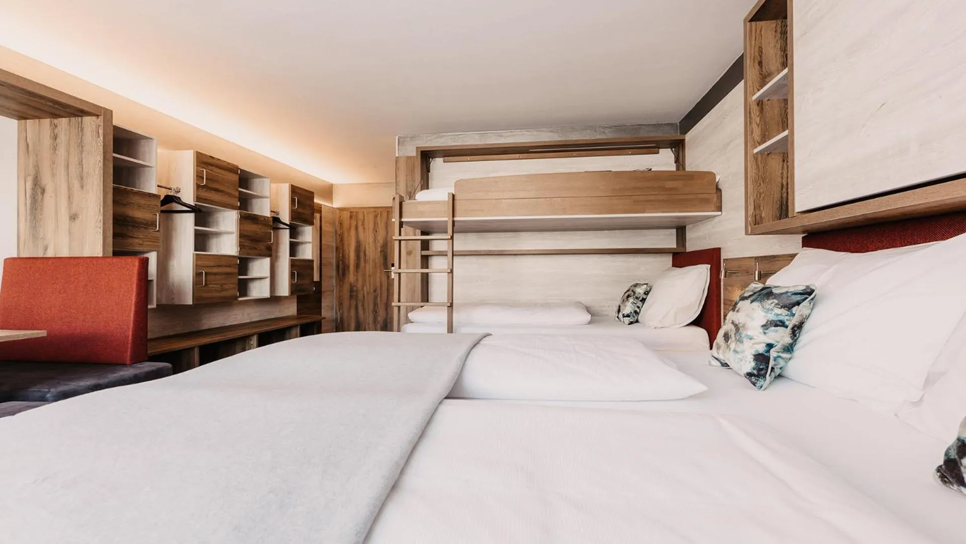 Bed in Hofgut Apartment & Lifestyle Resort Wagrain