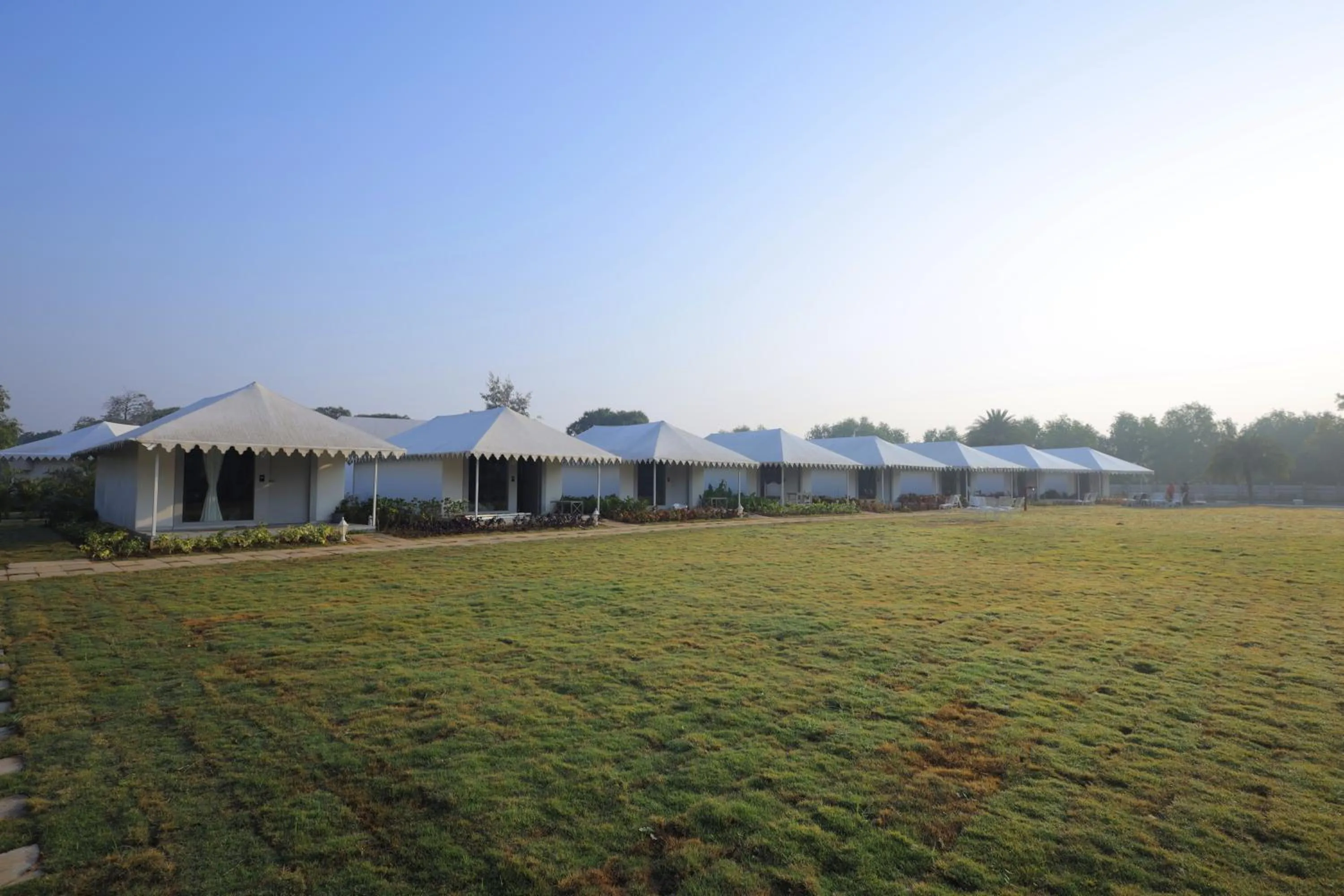Facade/entrance in The Fern Seaside Luxurious Tent Resort Daman