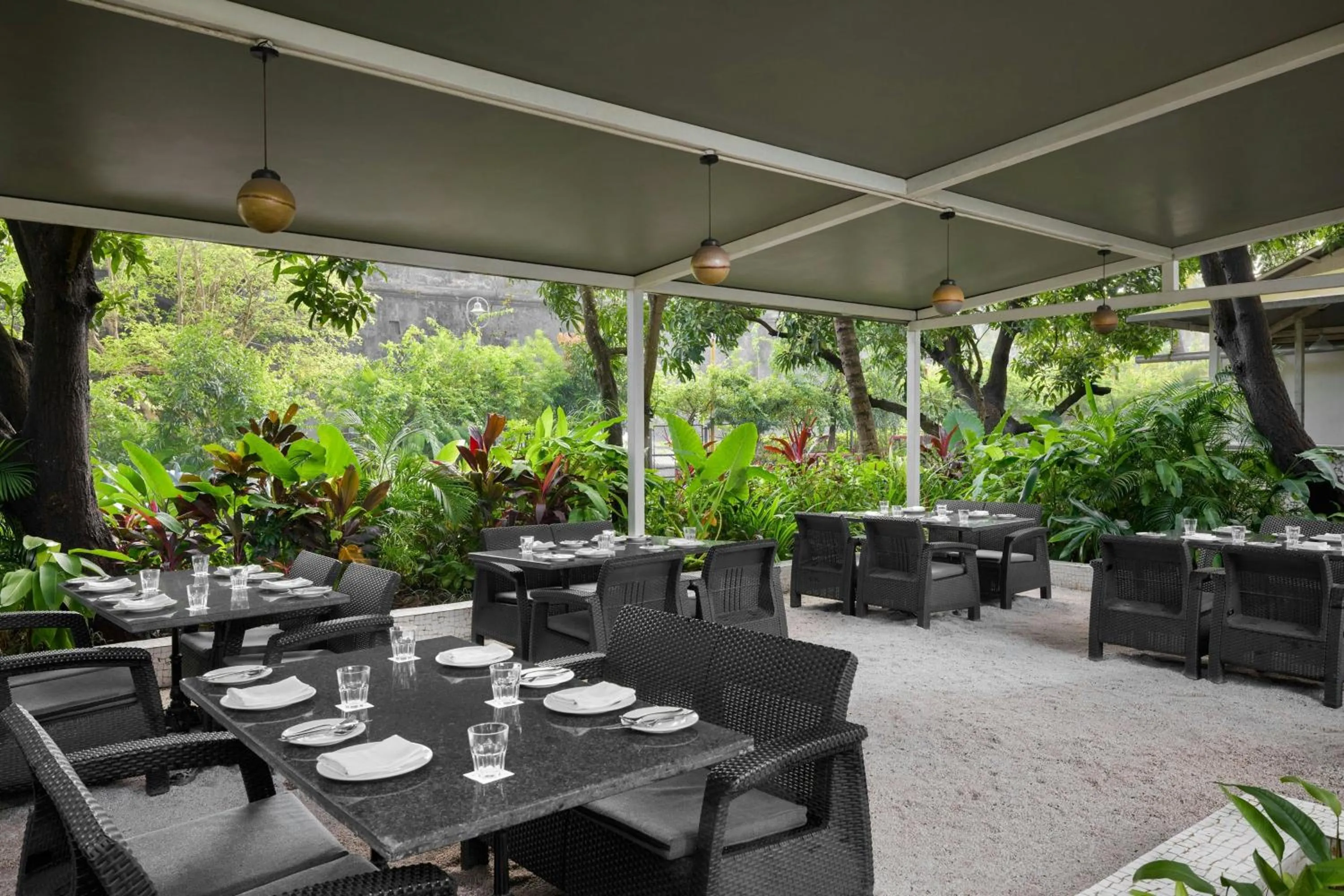 Lounge or bar in The Fern Seaside Luxurious Tent Resort Daman, Series by Marriott