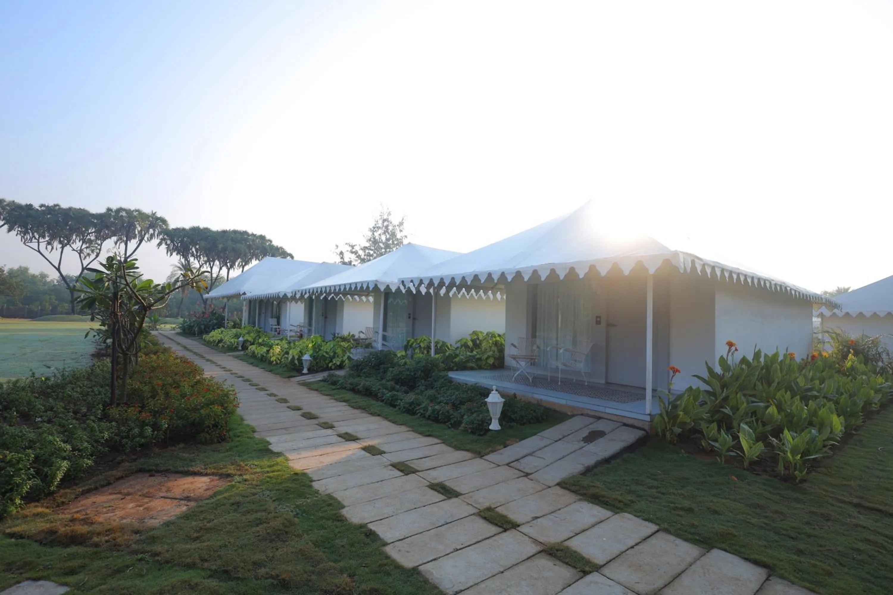 Facade/entrance in The Fern Seaside Luxurious Tent Resort Daman