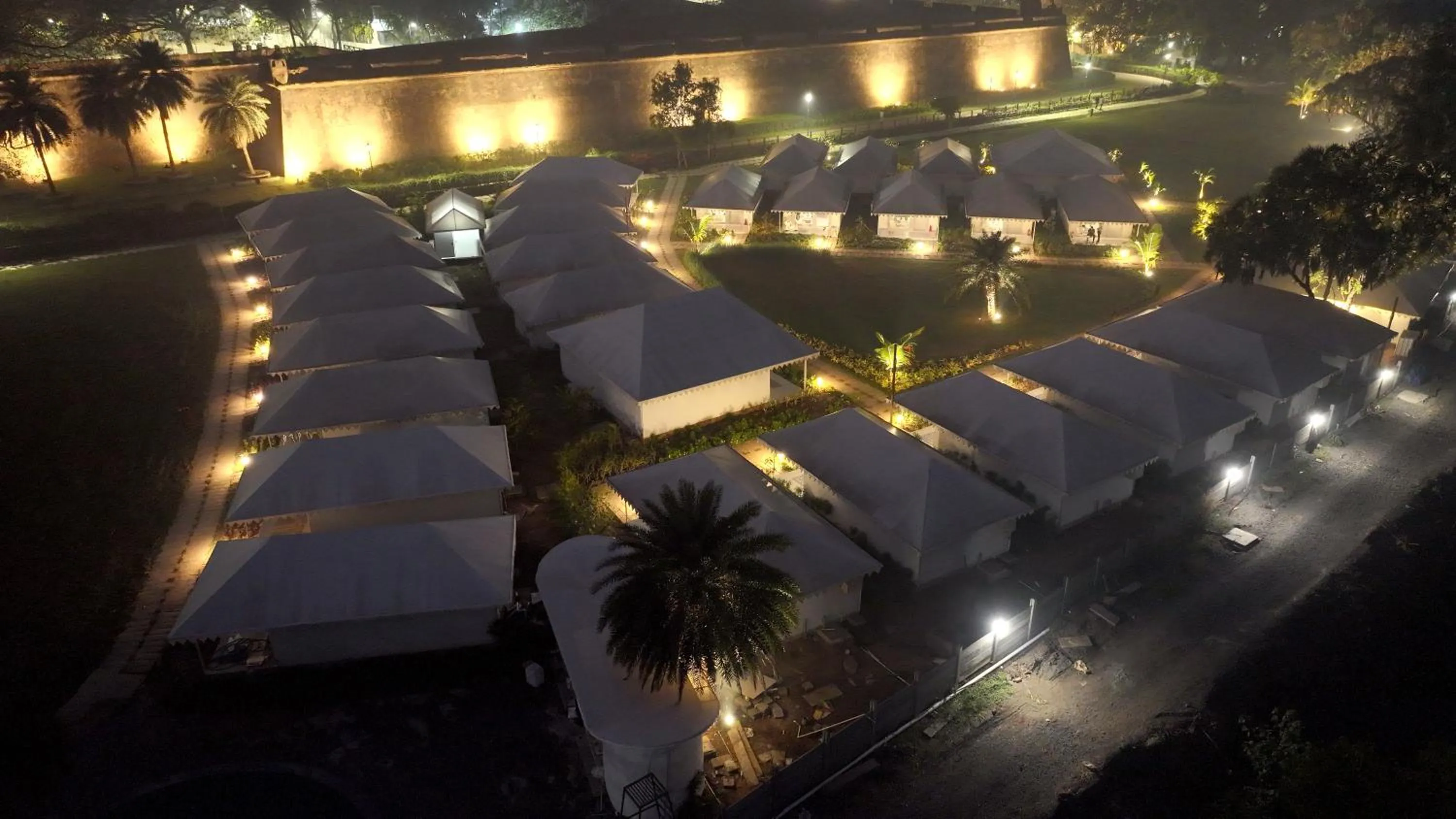 Facade/entrance in The Fern Seaside Luxurious Tent Resort Daman