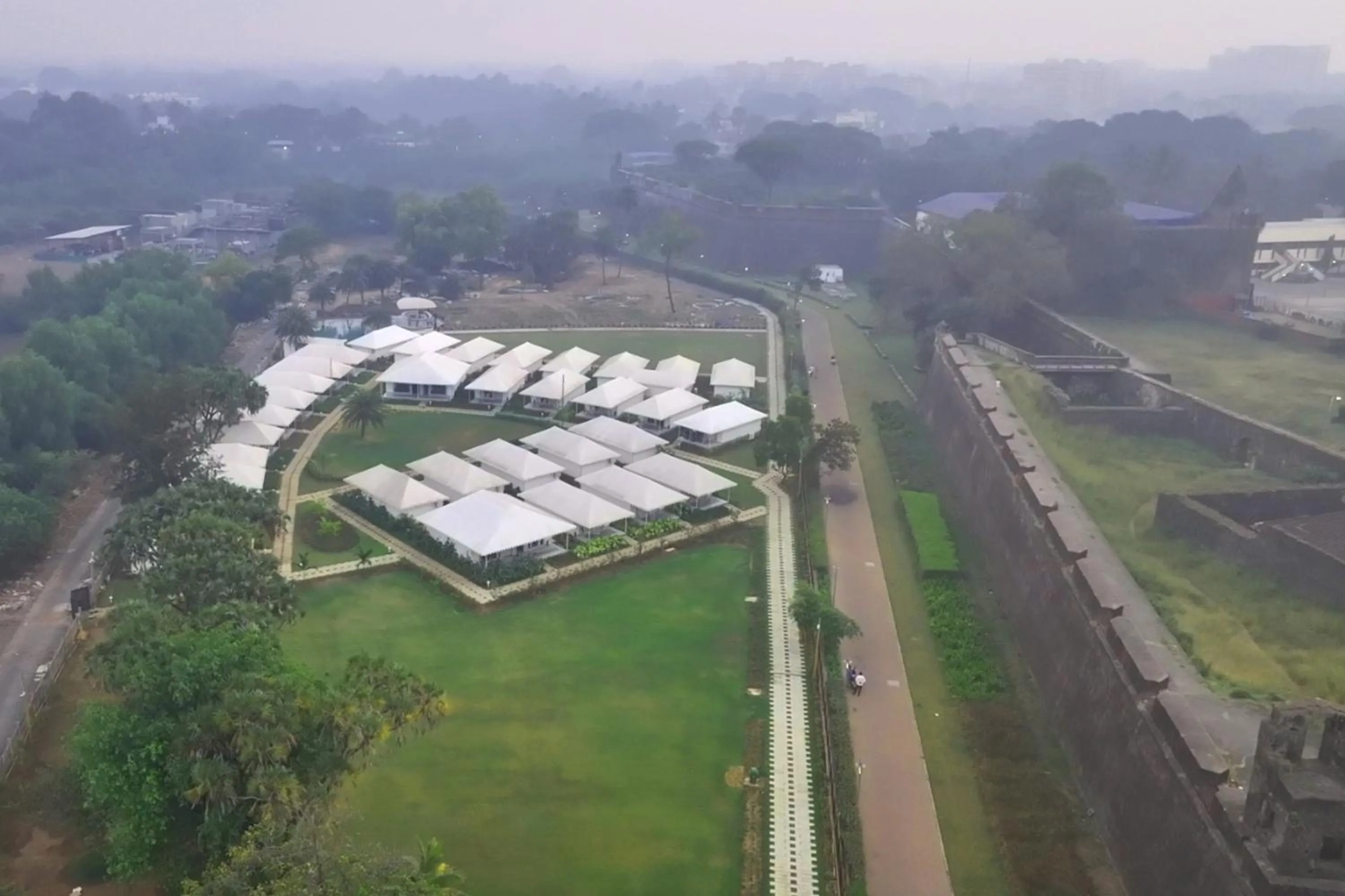 Facade/entrance in The Fern Seaside Luxurious Tent Resort Daman