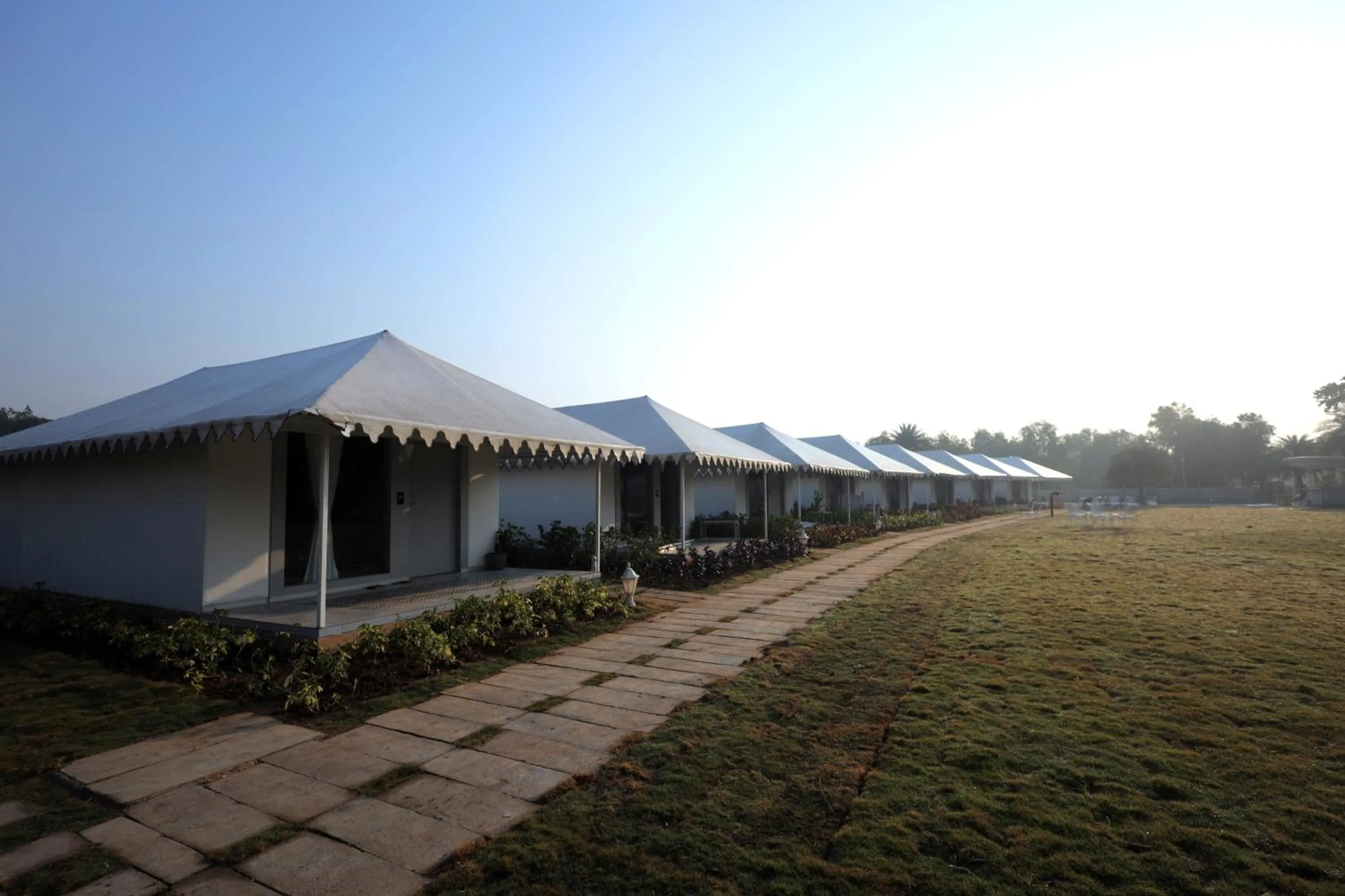 Facade/entrance in The Fern Seaside Luxurious Tent Resort Daman