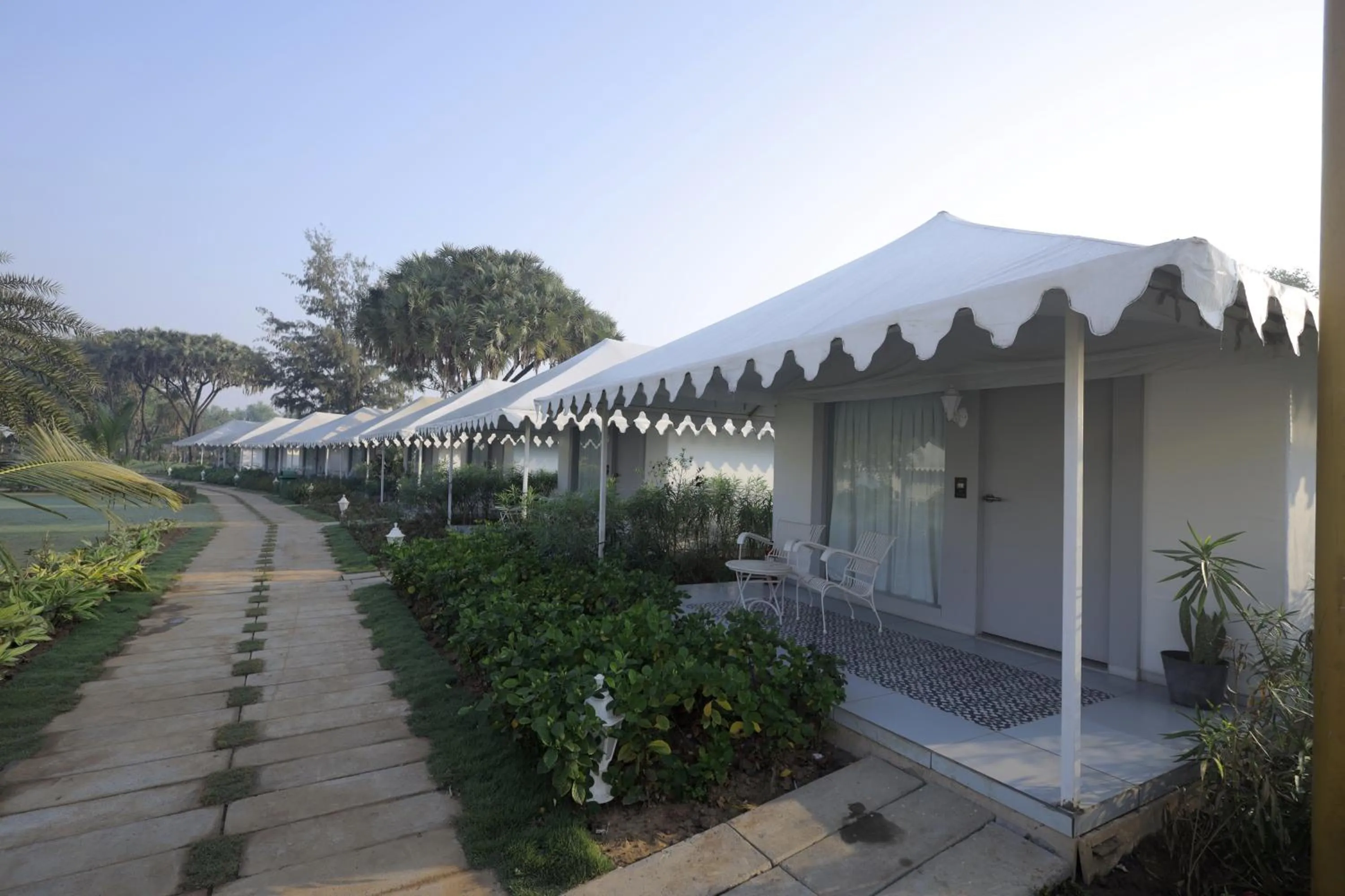 Facade/entrance in The Fern Seaside Luxurious Tent Resort Daman