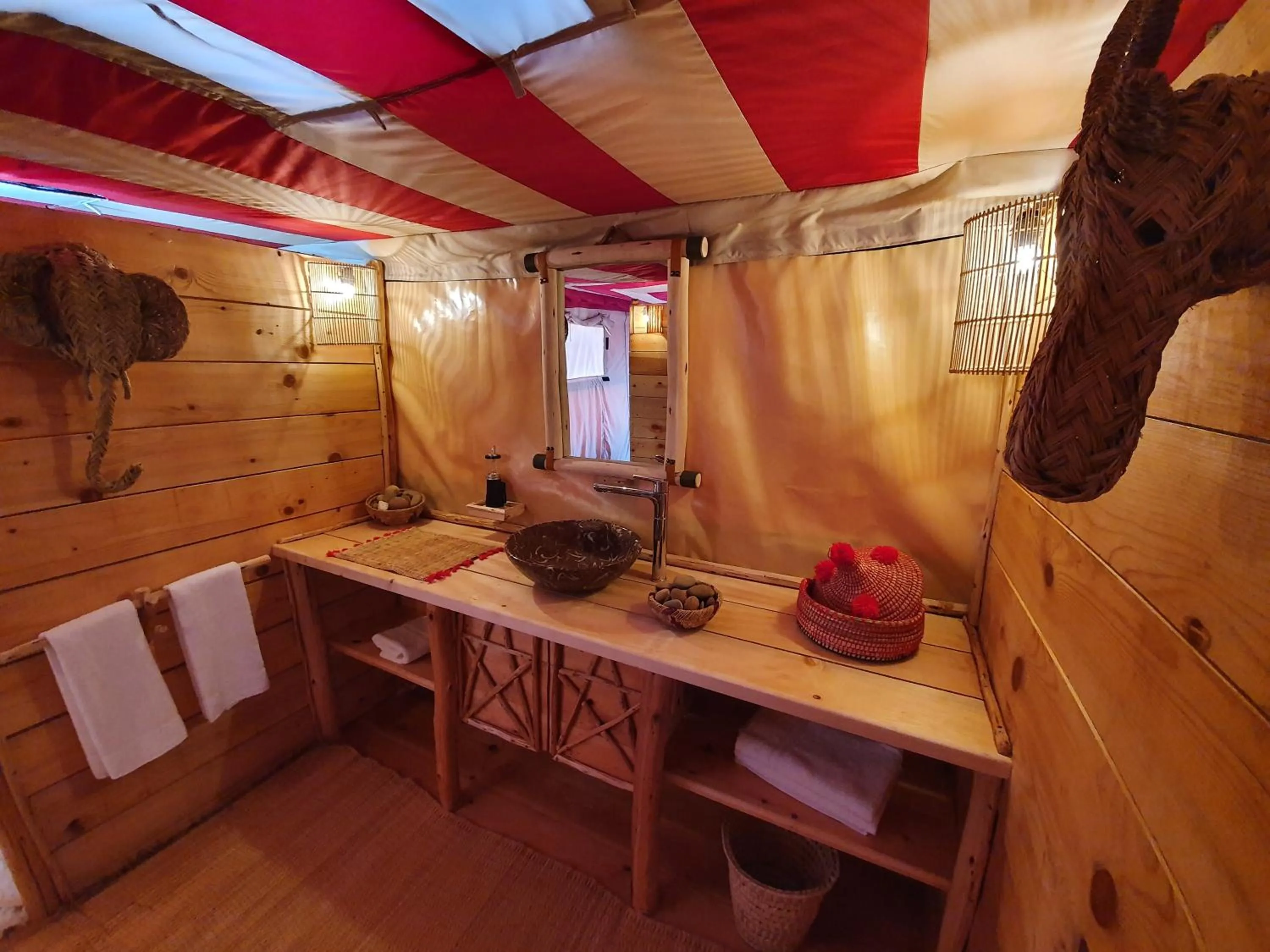 Bathroom in Nkhila Lodge