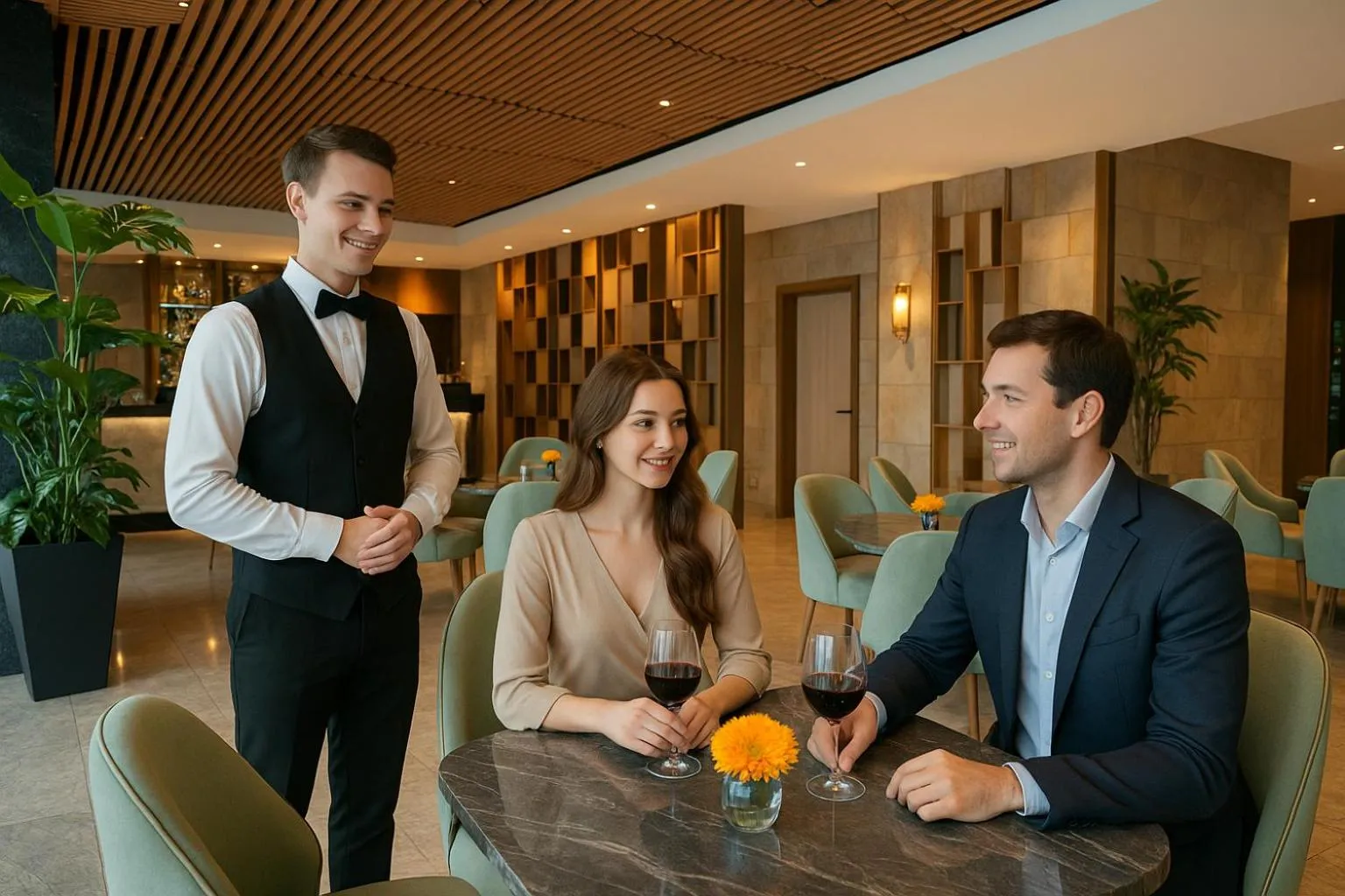 Lobby or reception in Northern Charm Hotel