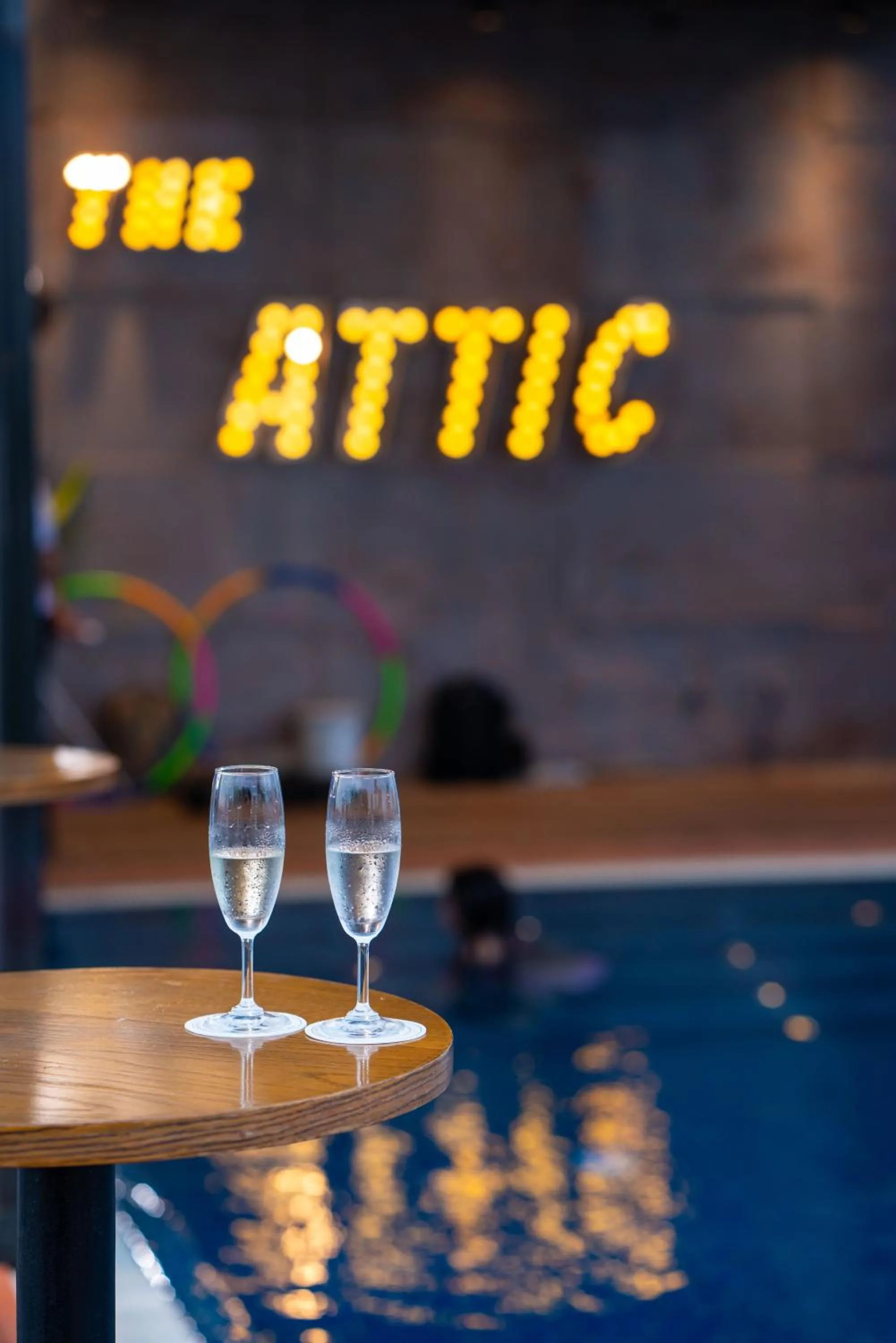 Pool view in Northern Charm Hotel