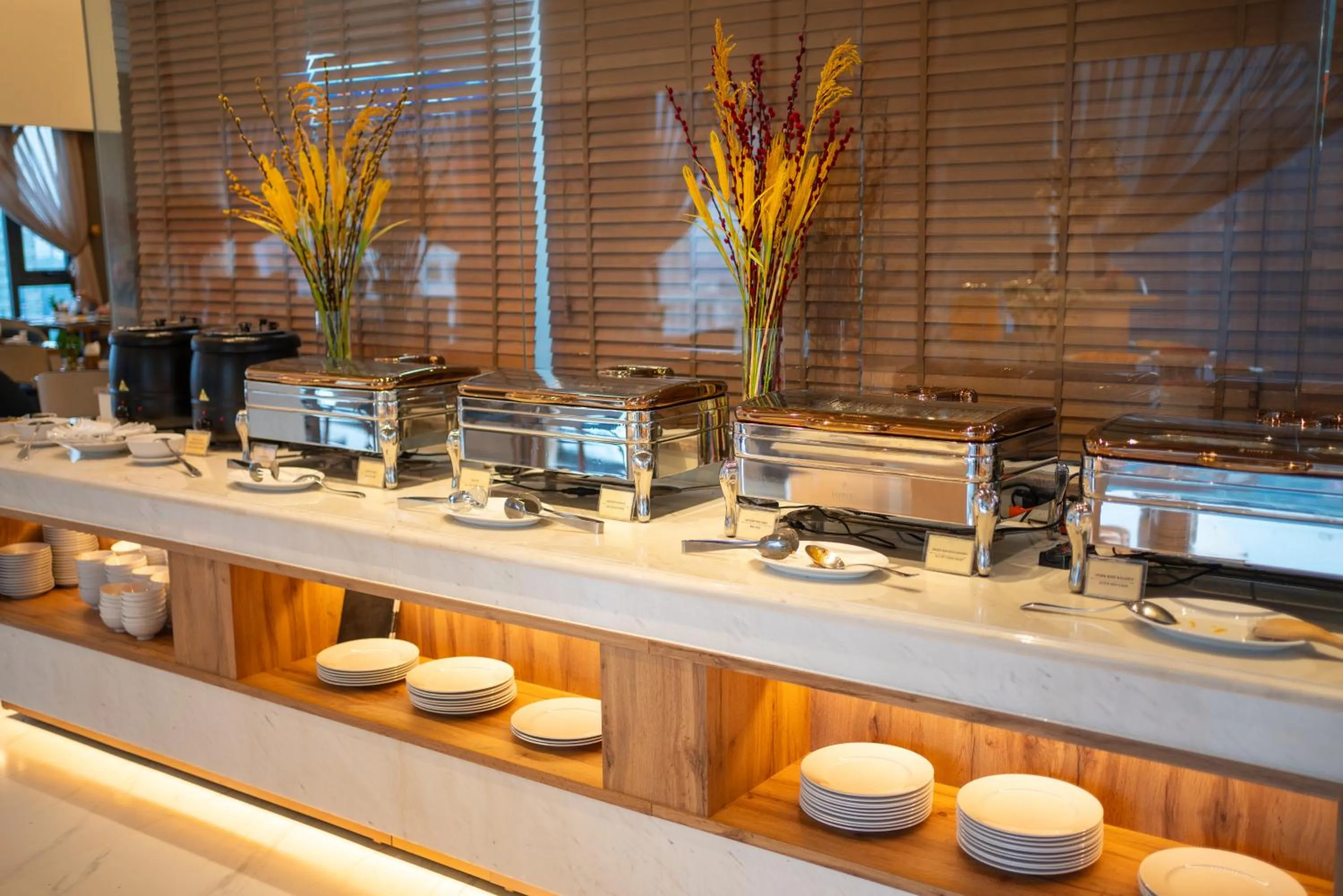 Buffet breakfast in Northern Charm Hotel