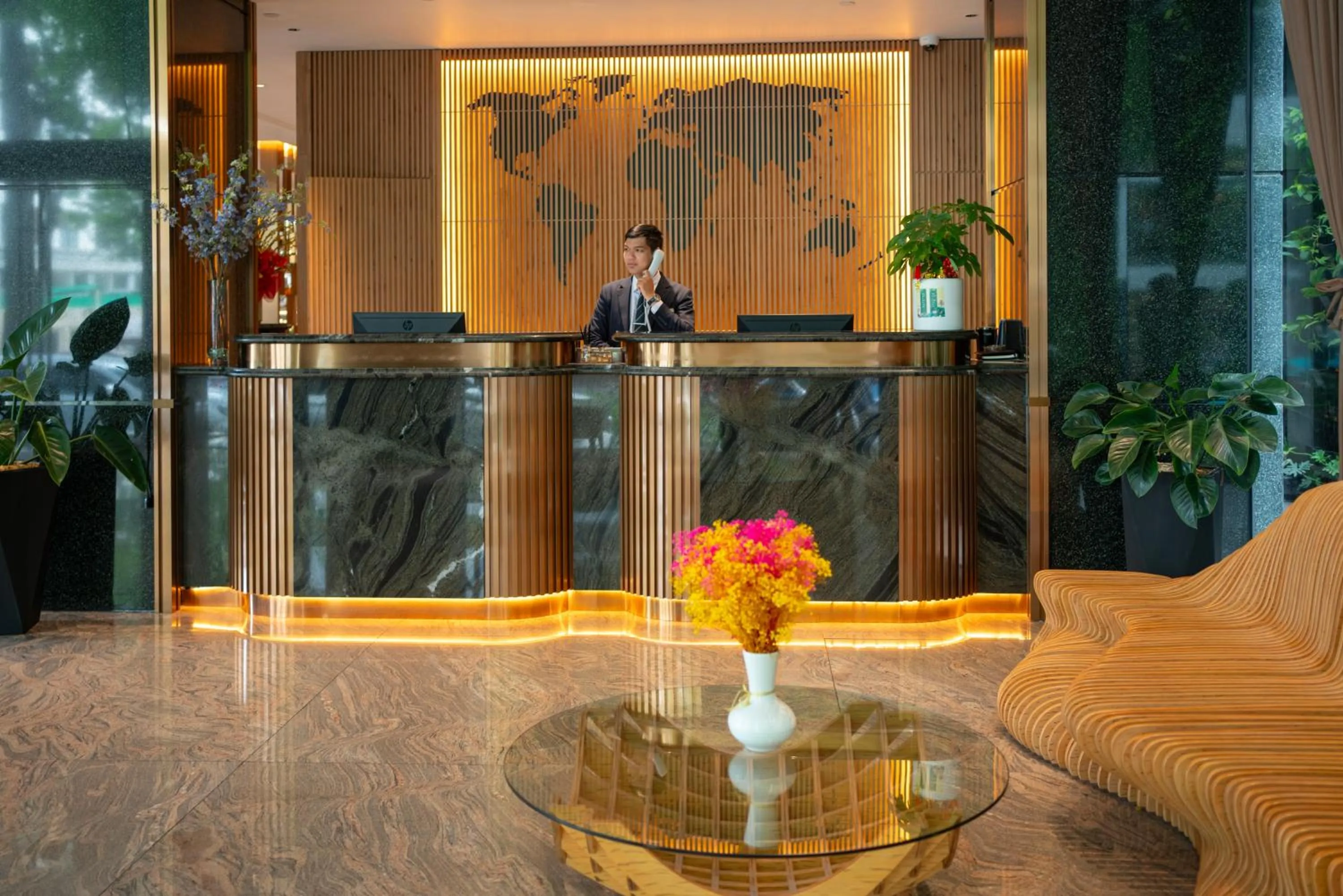 Lobby or reception in Northern Charm Hotel