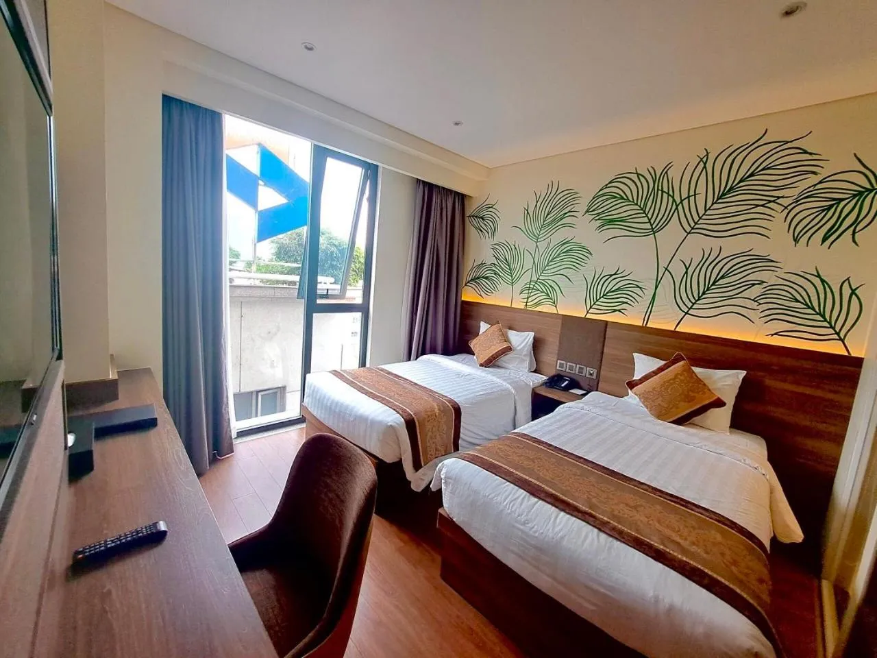 City view, Bed in Northern Charm Hotel