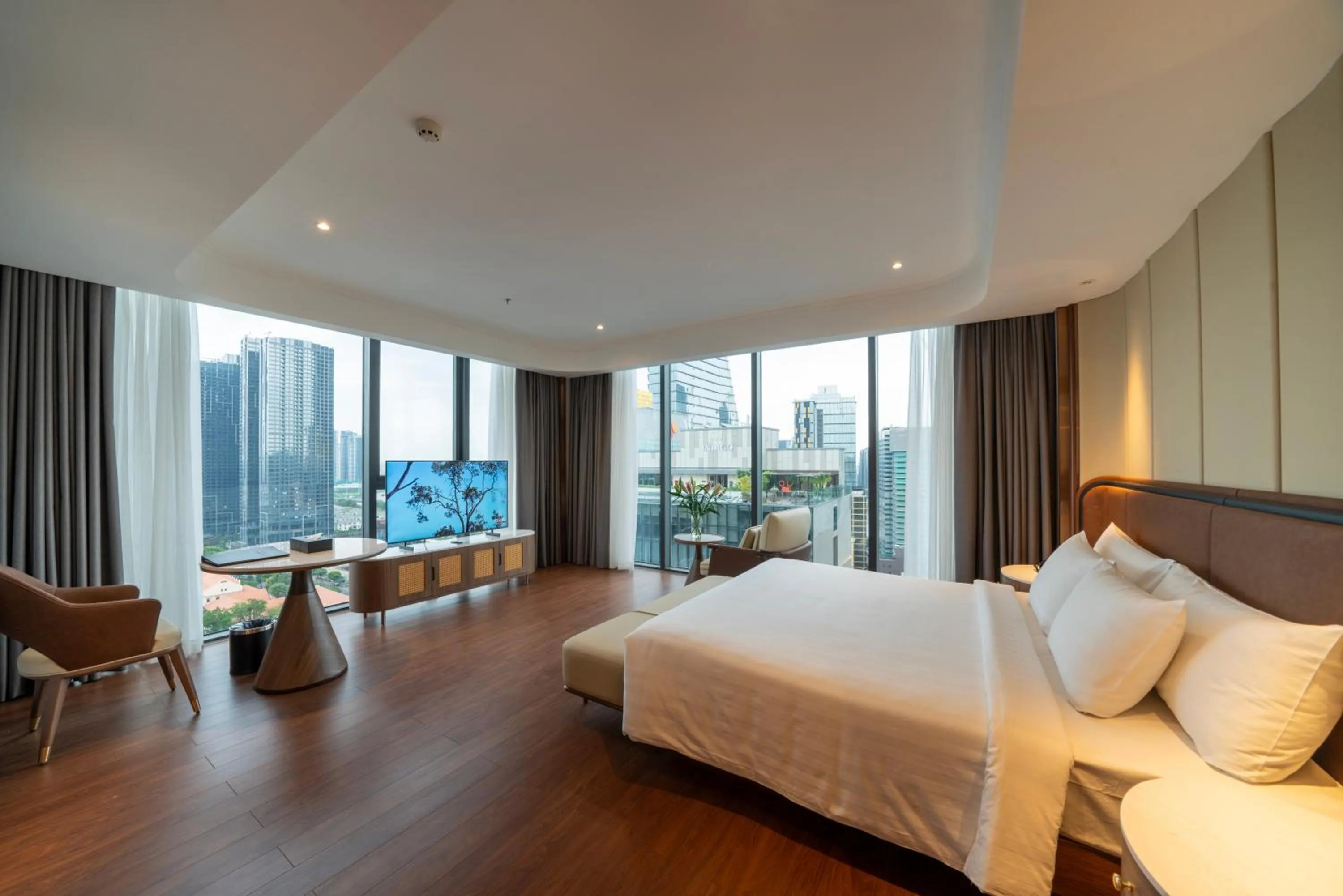 Bed in Northern Charm Hotel