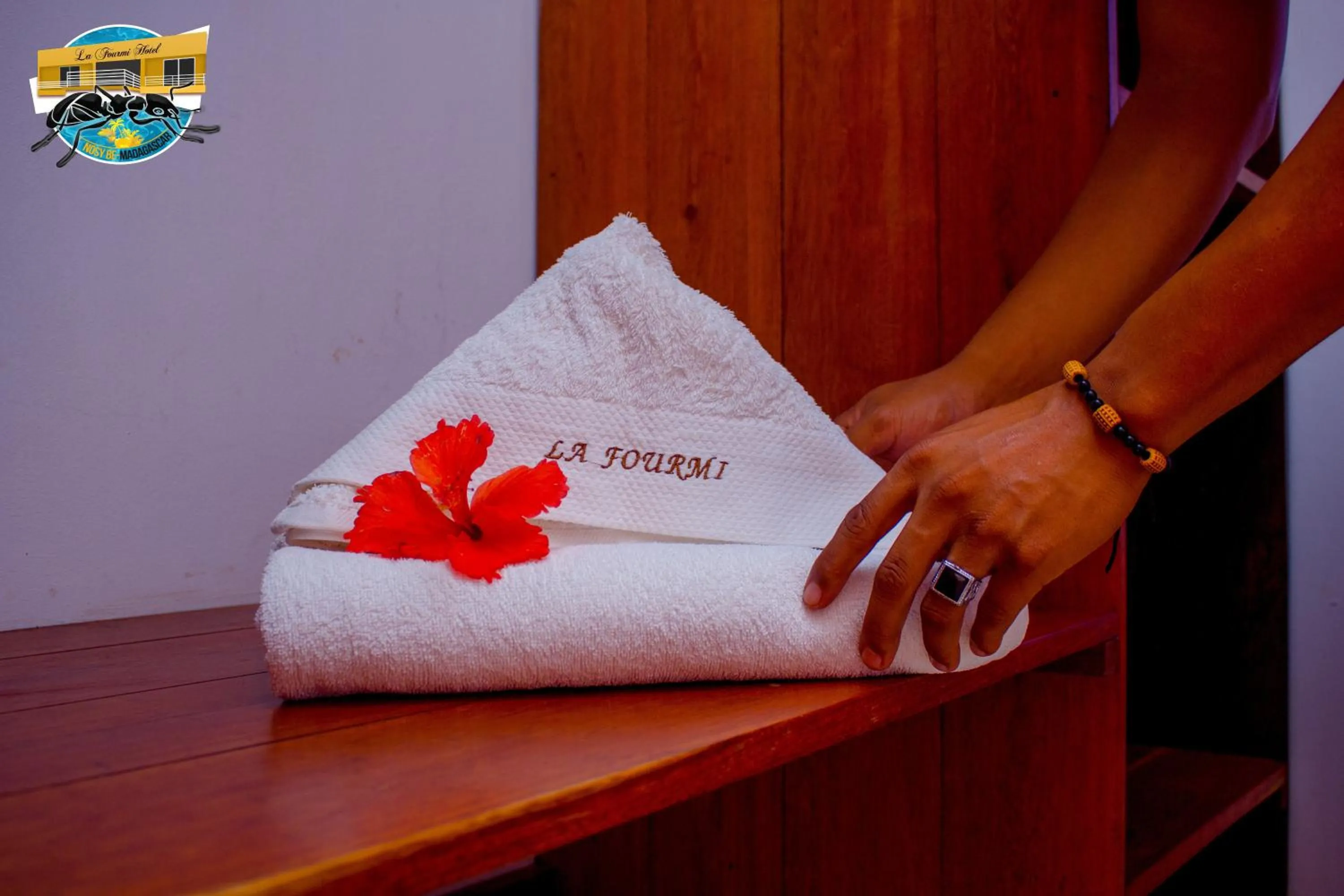 Decorative detail in La Fourmi Hotel