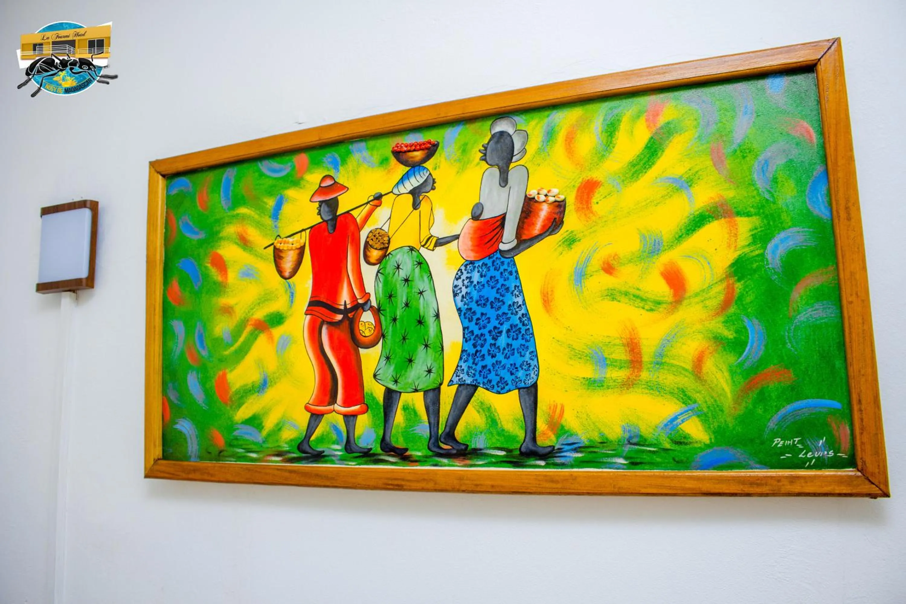 Decorative detail in La Fourmi Hotel