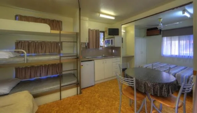 bunk bed in Kookaburra Holiday Park