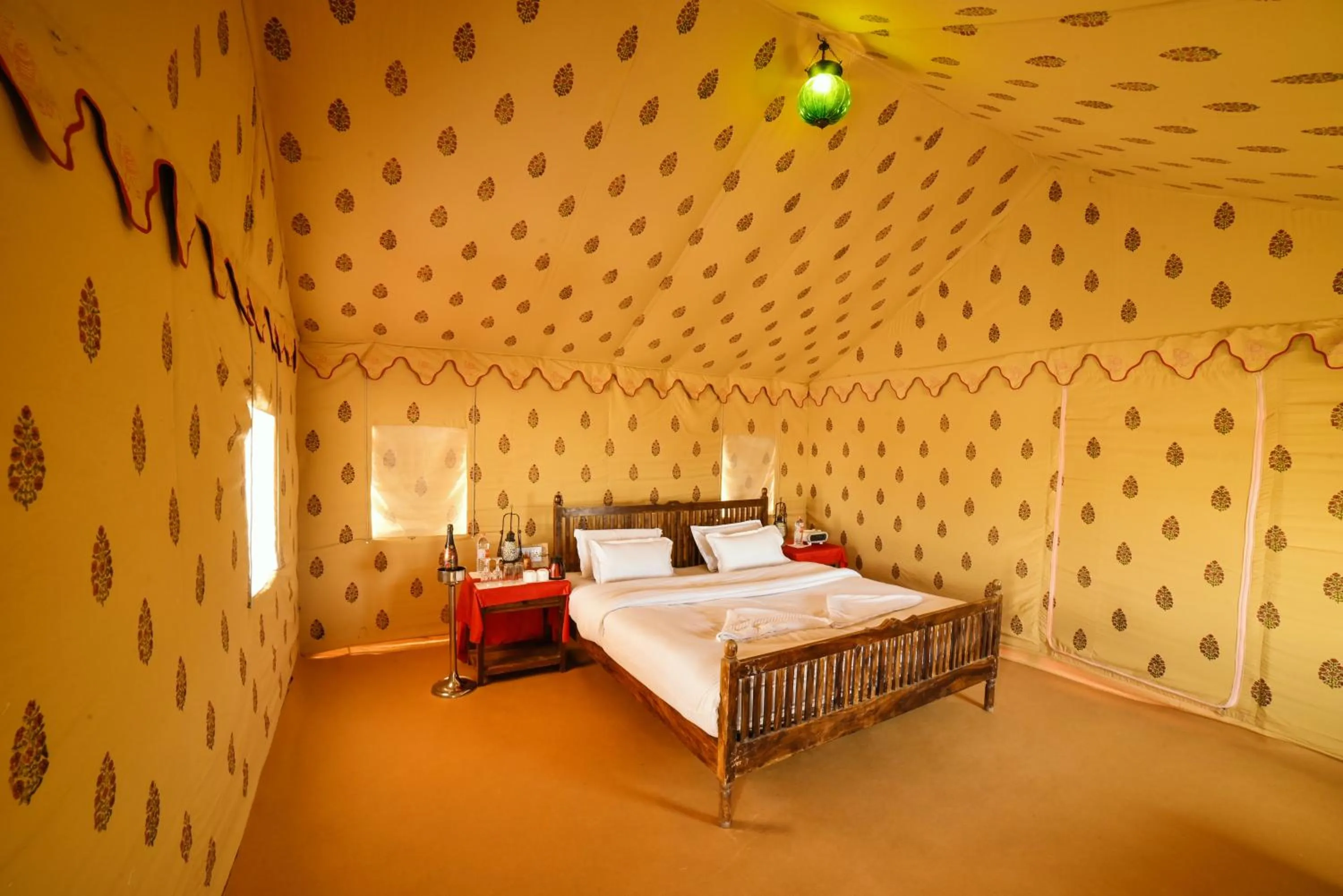 Bed in The Captain Desert Camp