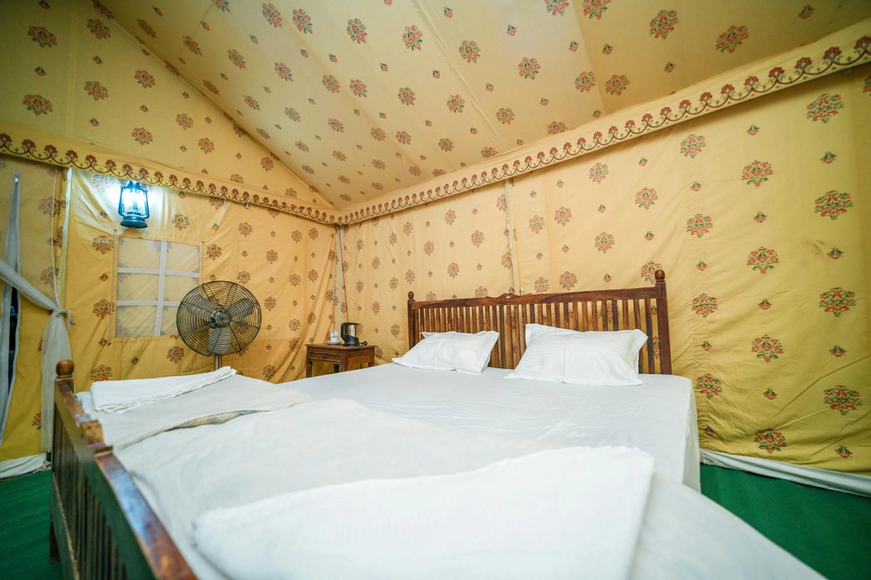 Bed in The Captain Desert Camp