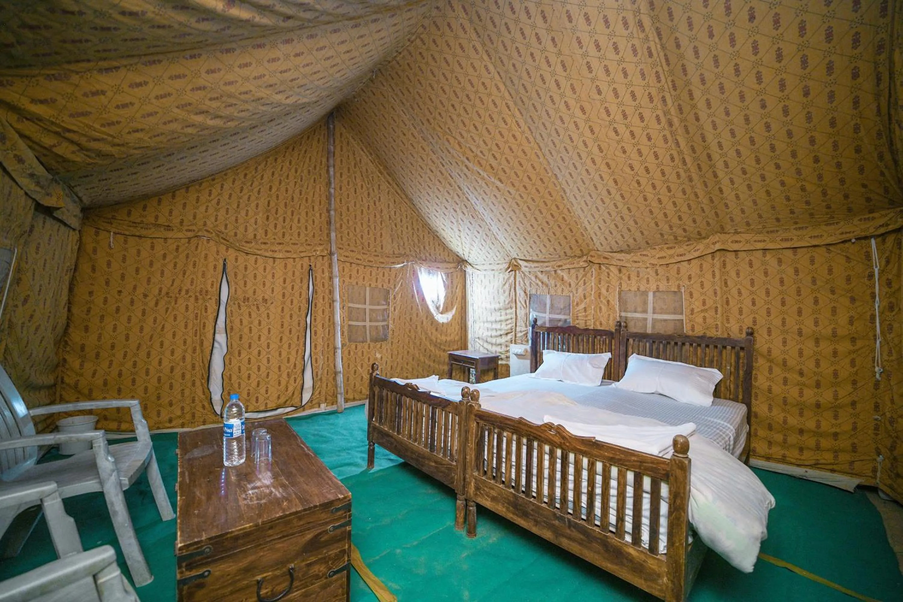 Bed in The Captain Desert Camp