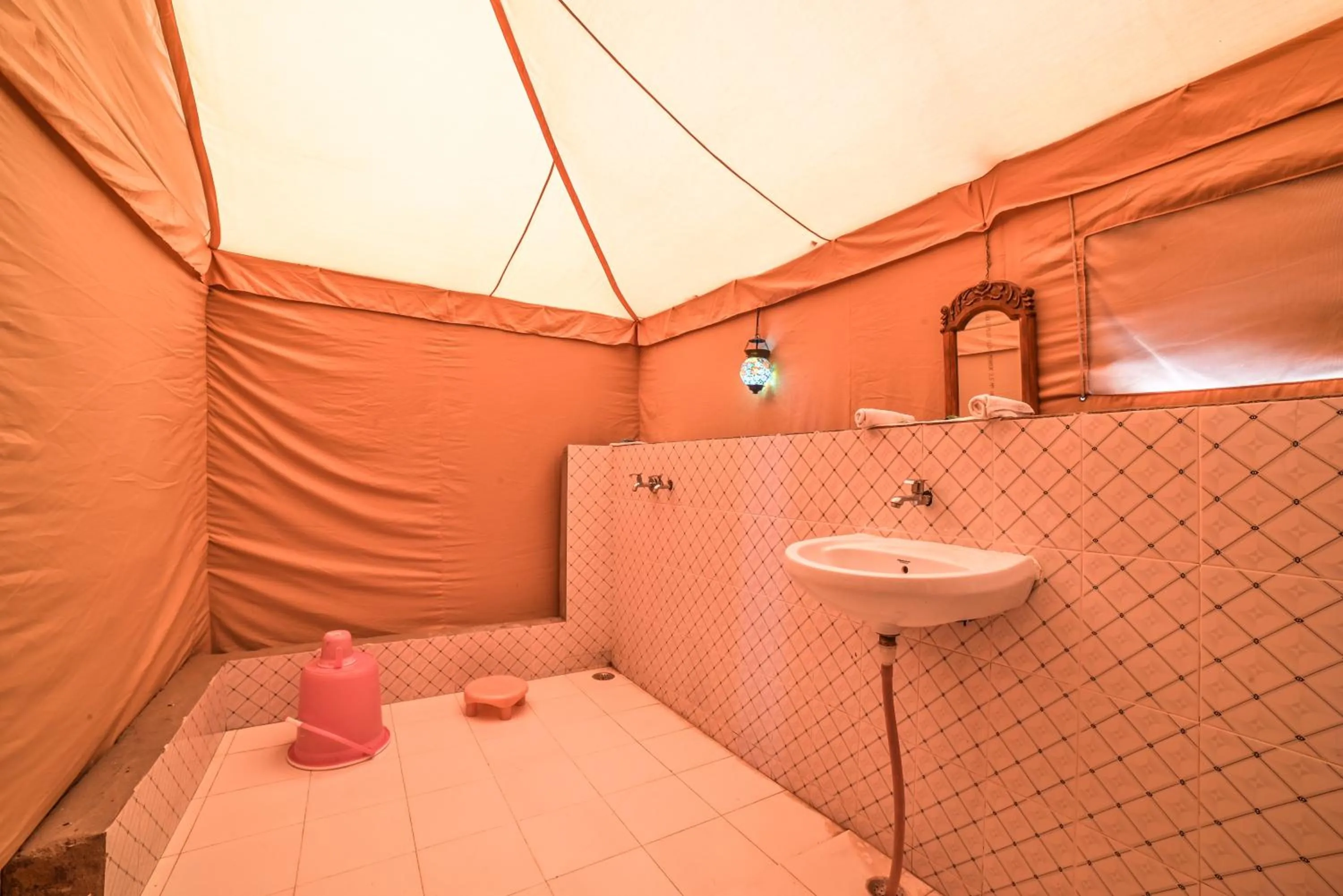 Bed in The Captain Desert Camp