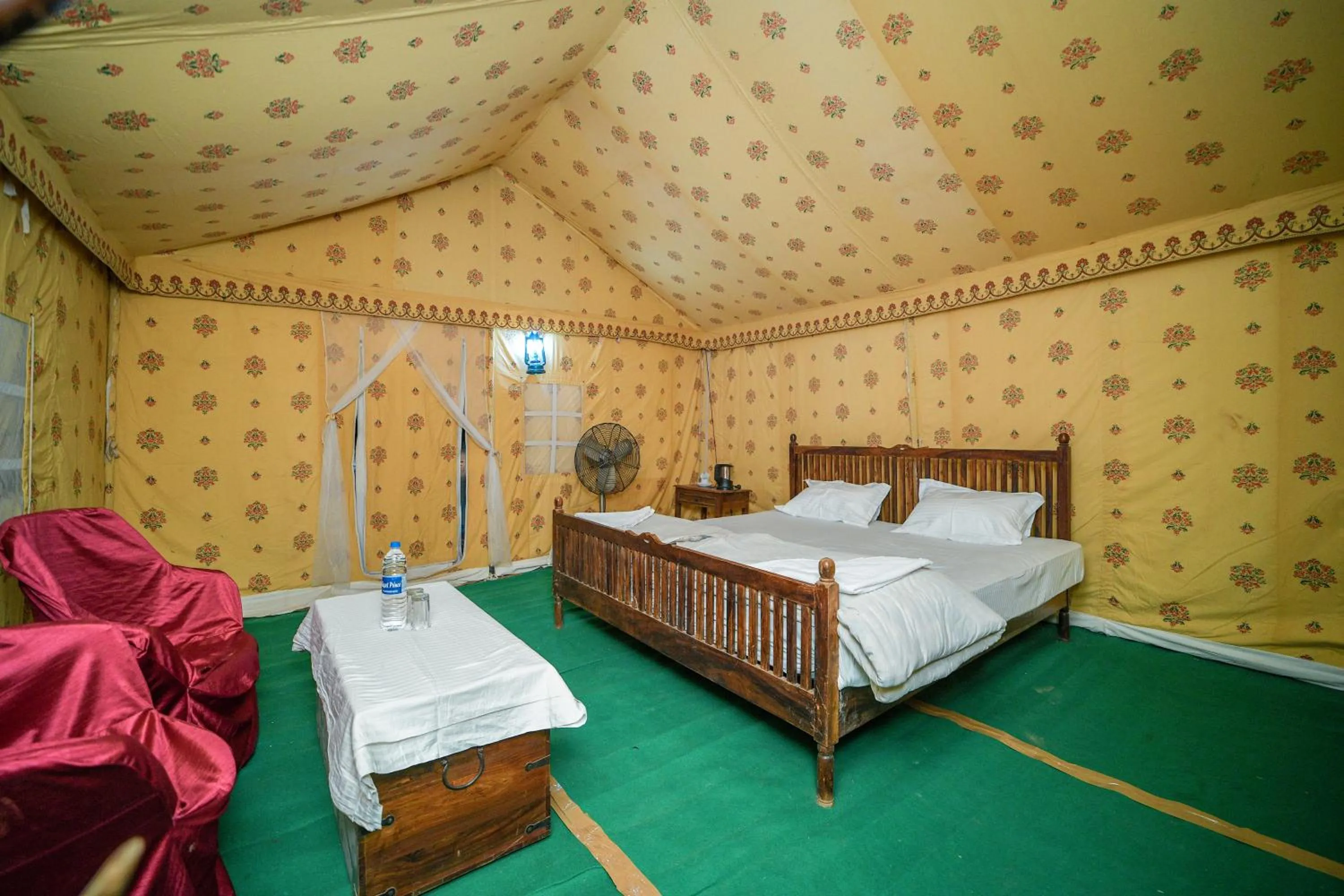 Bed in The Captain Desert Camp