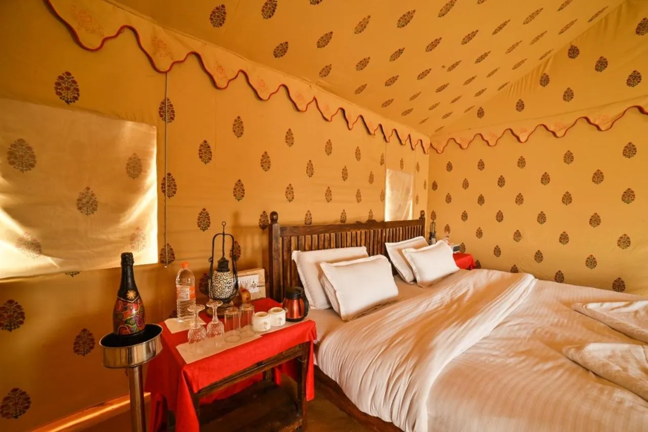 Bed in The Captain Desert Camp