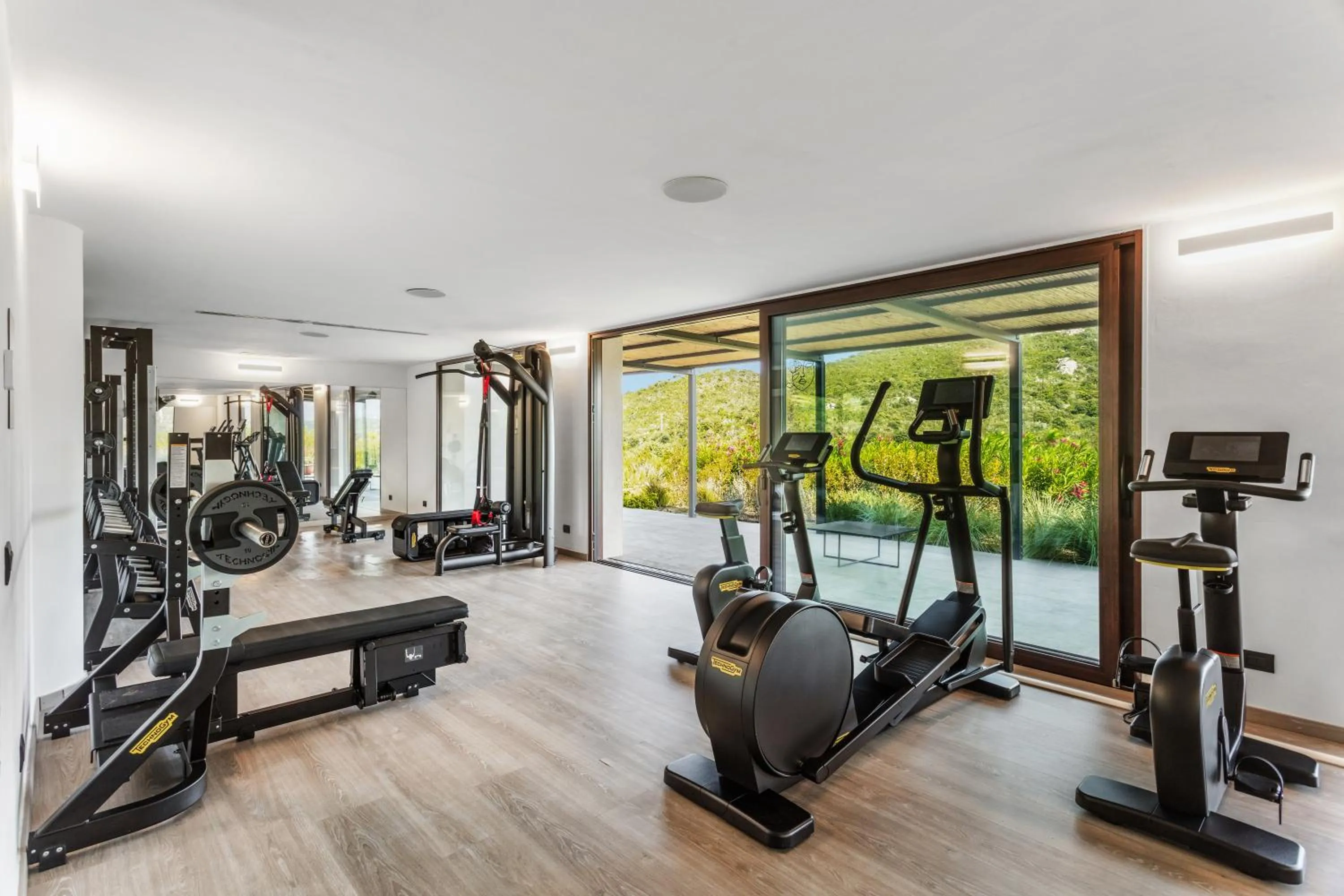 Fitness centre/facilities in Hotel delle Rose a Luxury Boutique Hotel